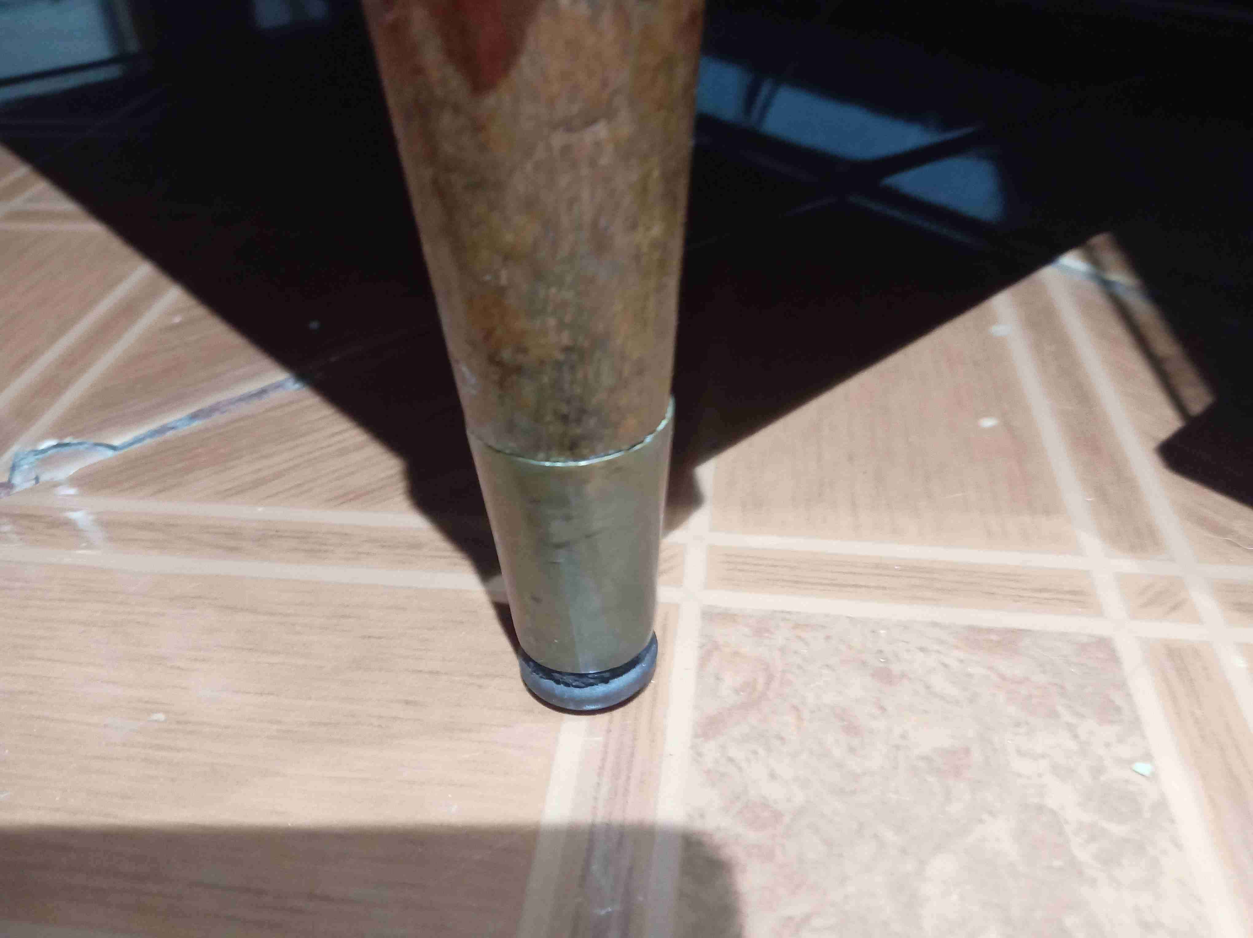 Mesa de centro de vidrio y madera - miniatura 3