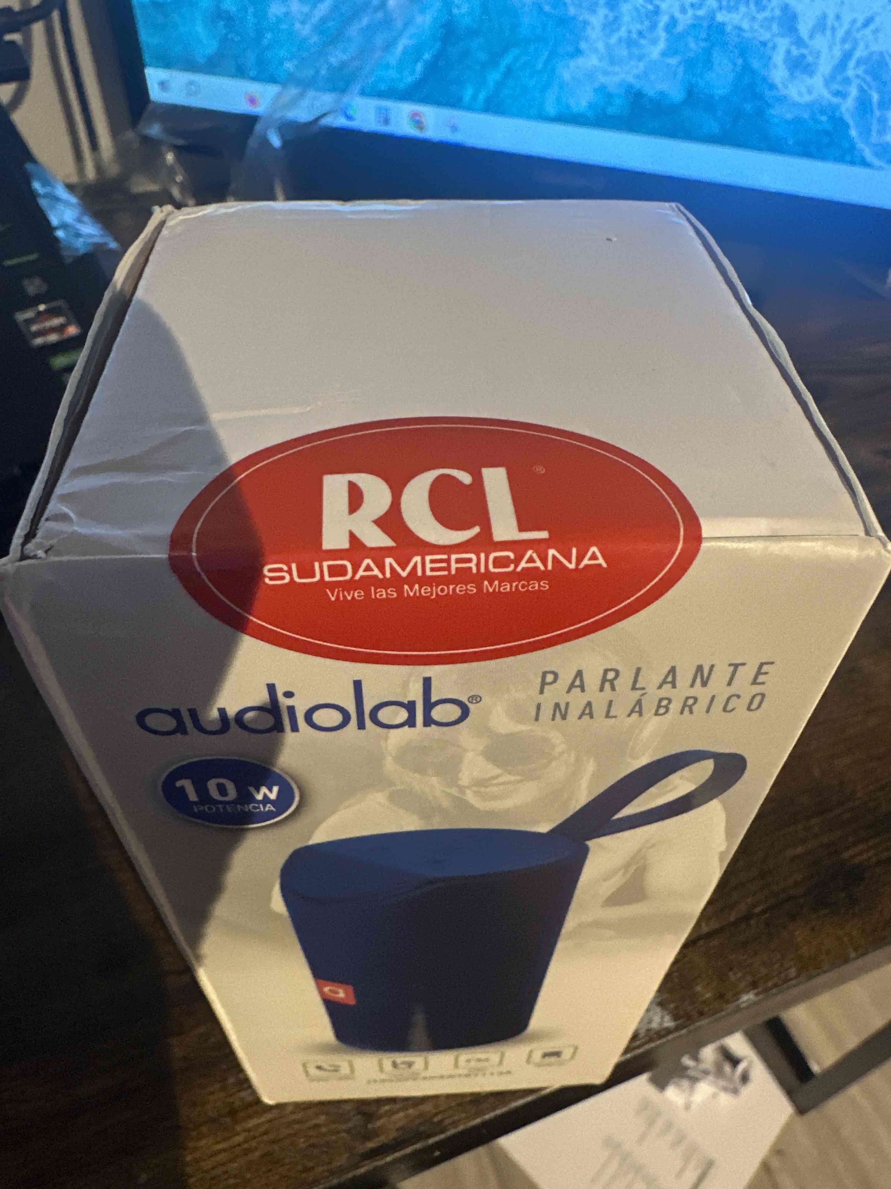 Parlante inalámbrico Audiolab azul - miniatura 3