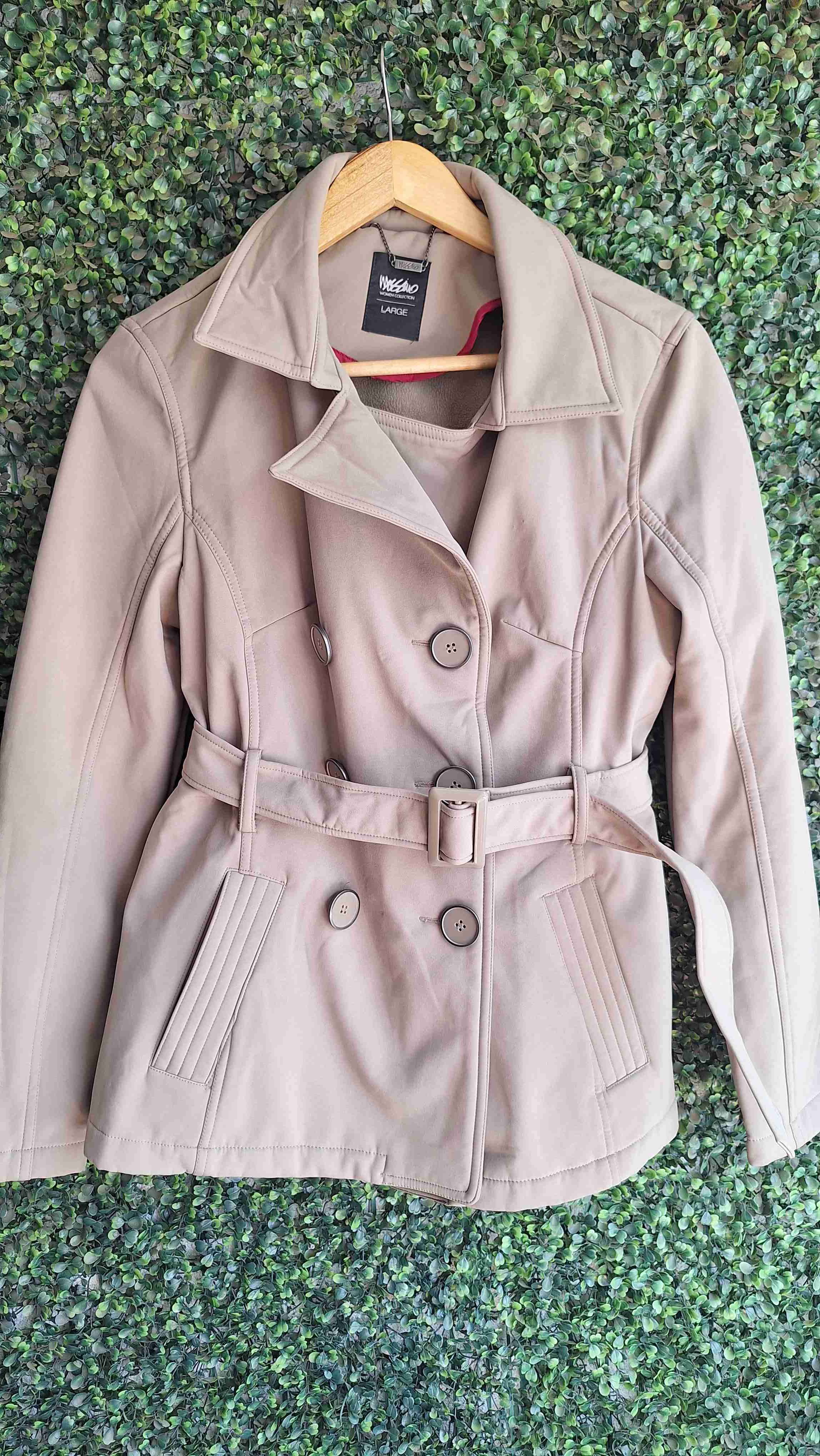 Abrigo Wados beige con cinturón - miniatura 1