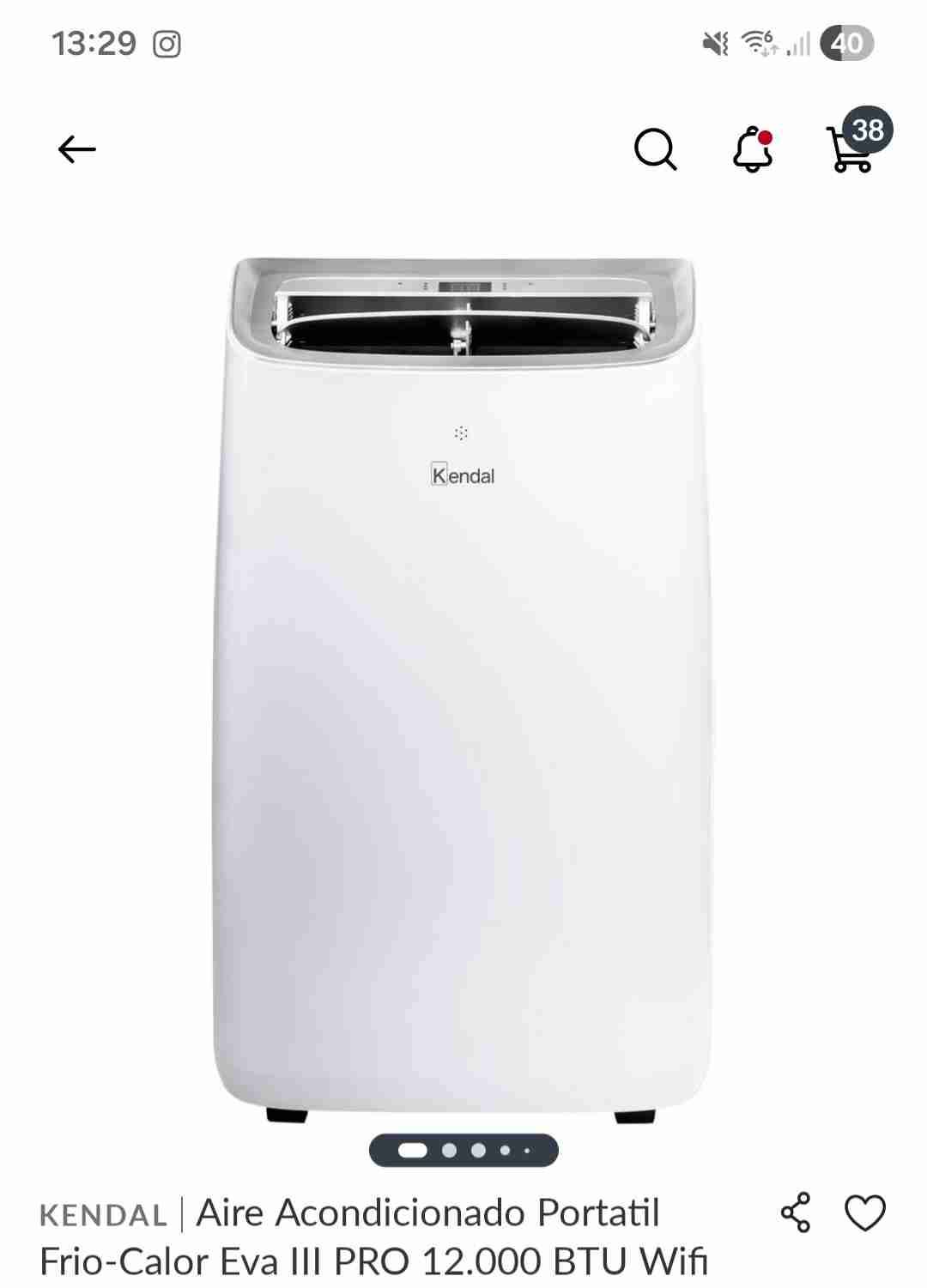 Aire acondicionado Frio/calor portátil Kendal - miniatura 1