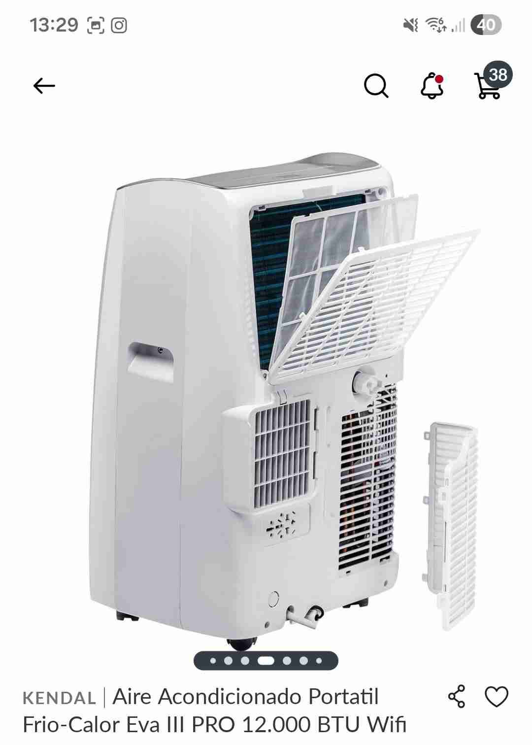 Aire acondicionado Frio/calor portátil Kendal - miniatura 2