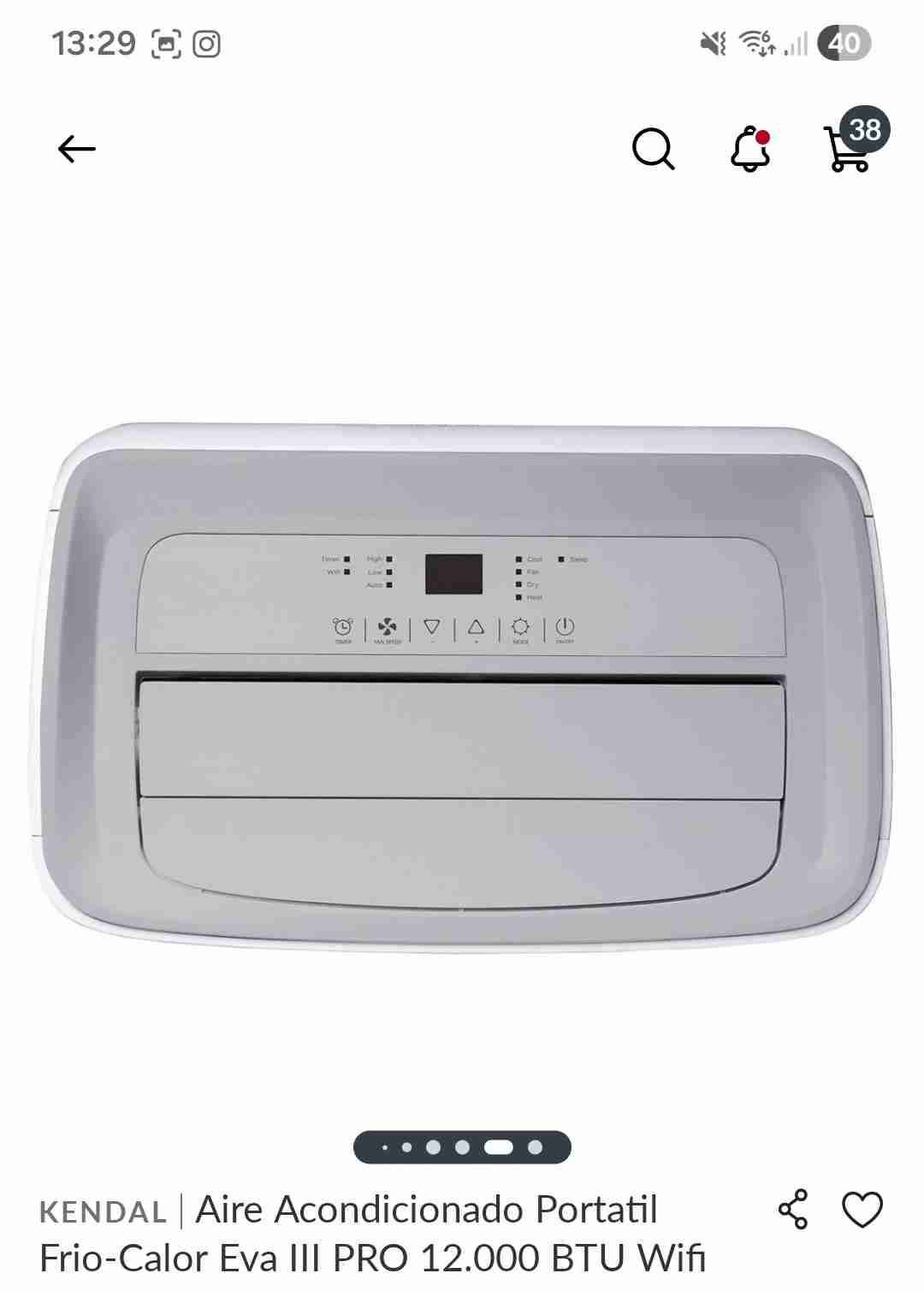 Aire acondicionado Frio/calor portátil Kendal - miniatura 3
