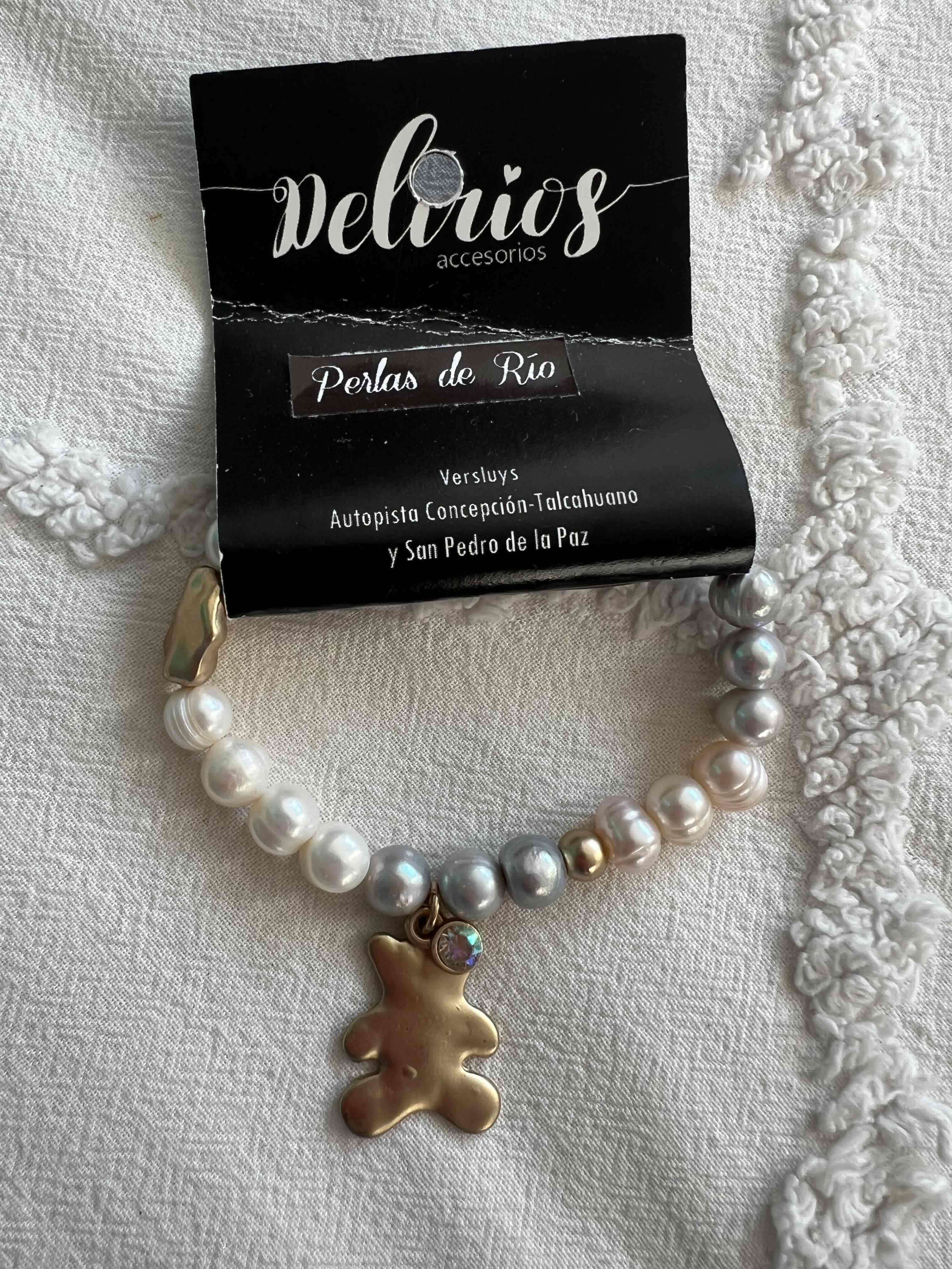 Pulsera Perlas de Río Delirios