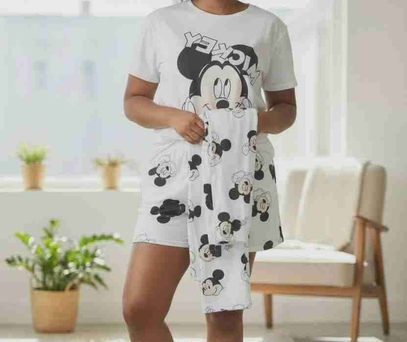 Pijama rosa Hello Kitty y mickey - 2
