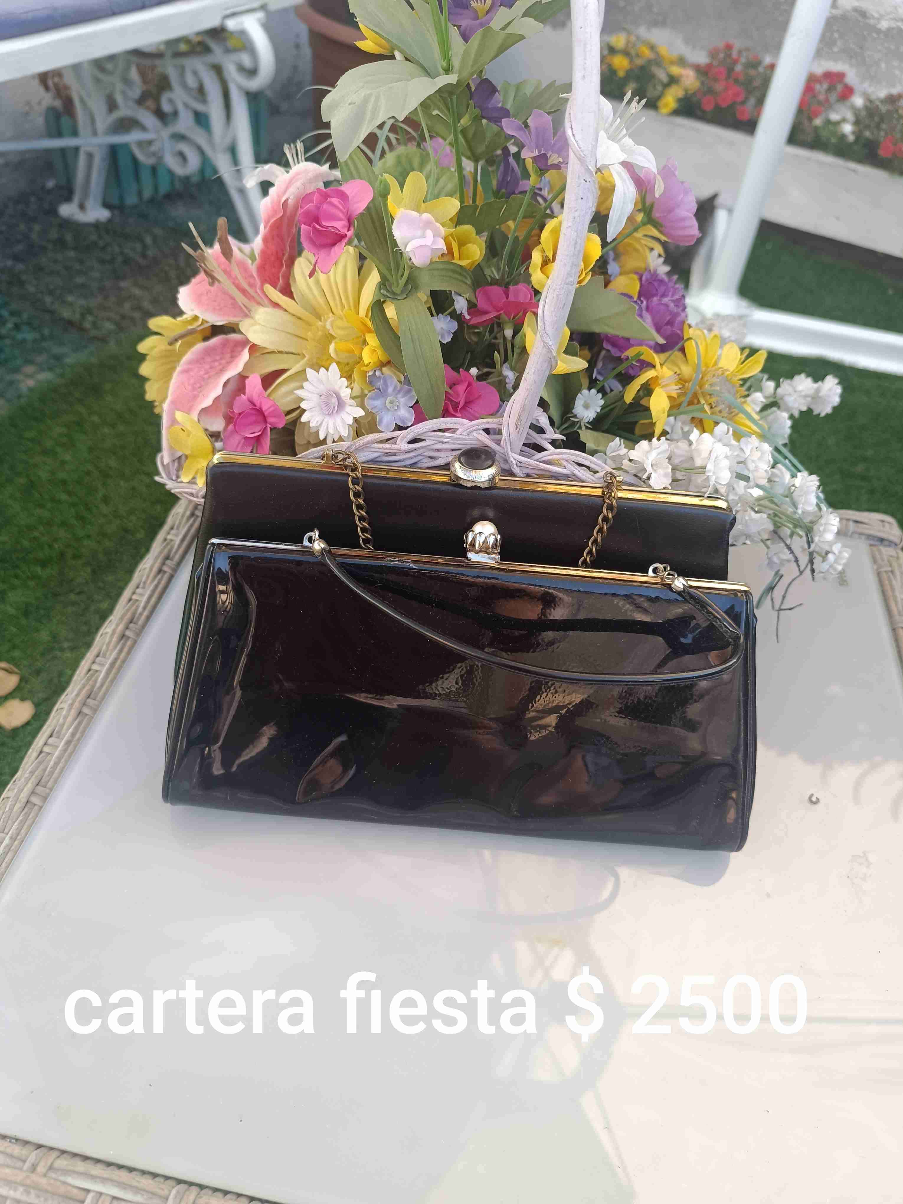 Cartera de fiesta negra