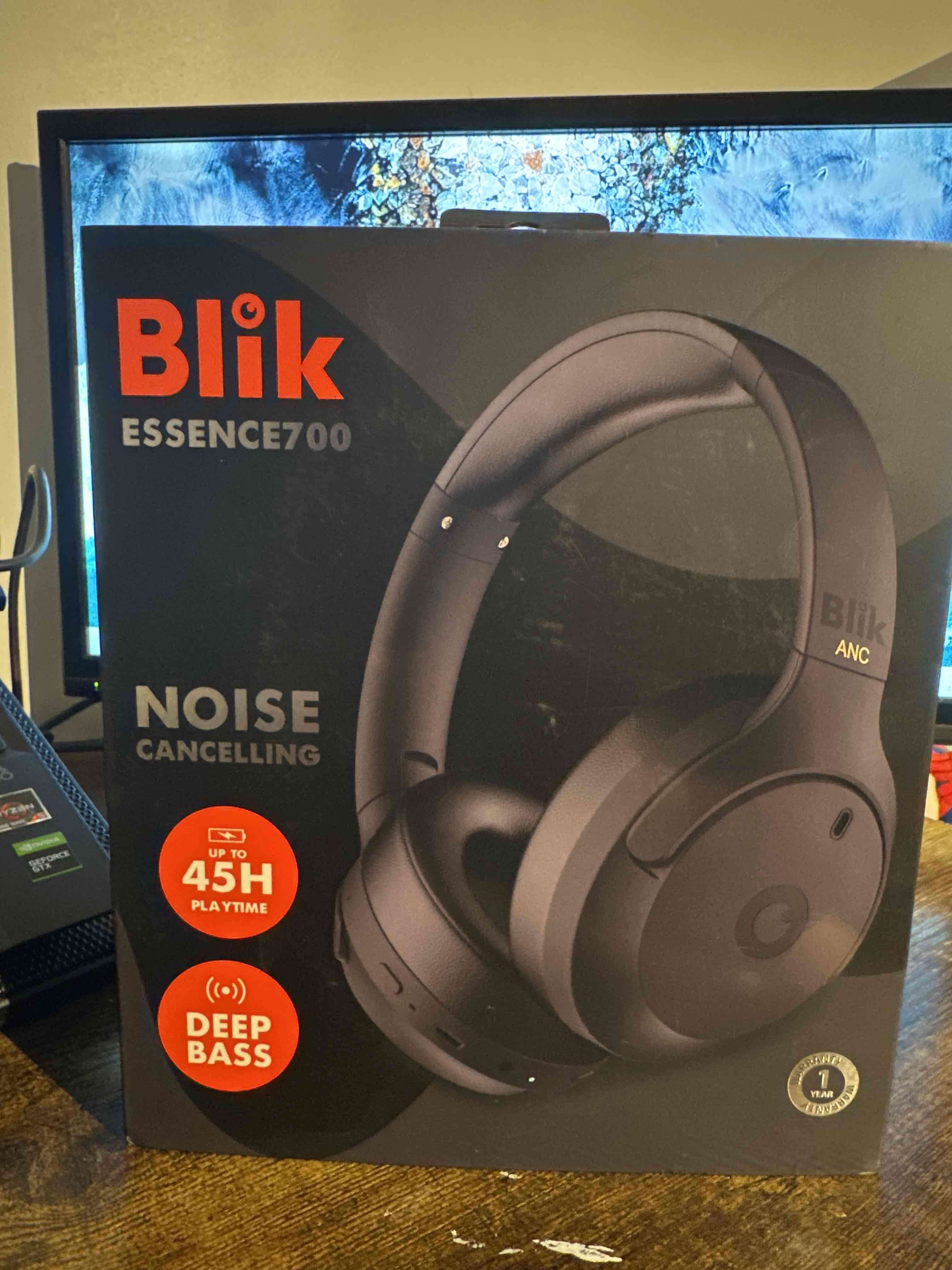 Auriculares Blik Essence700 nuevo color negro - miniatura 1