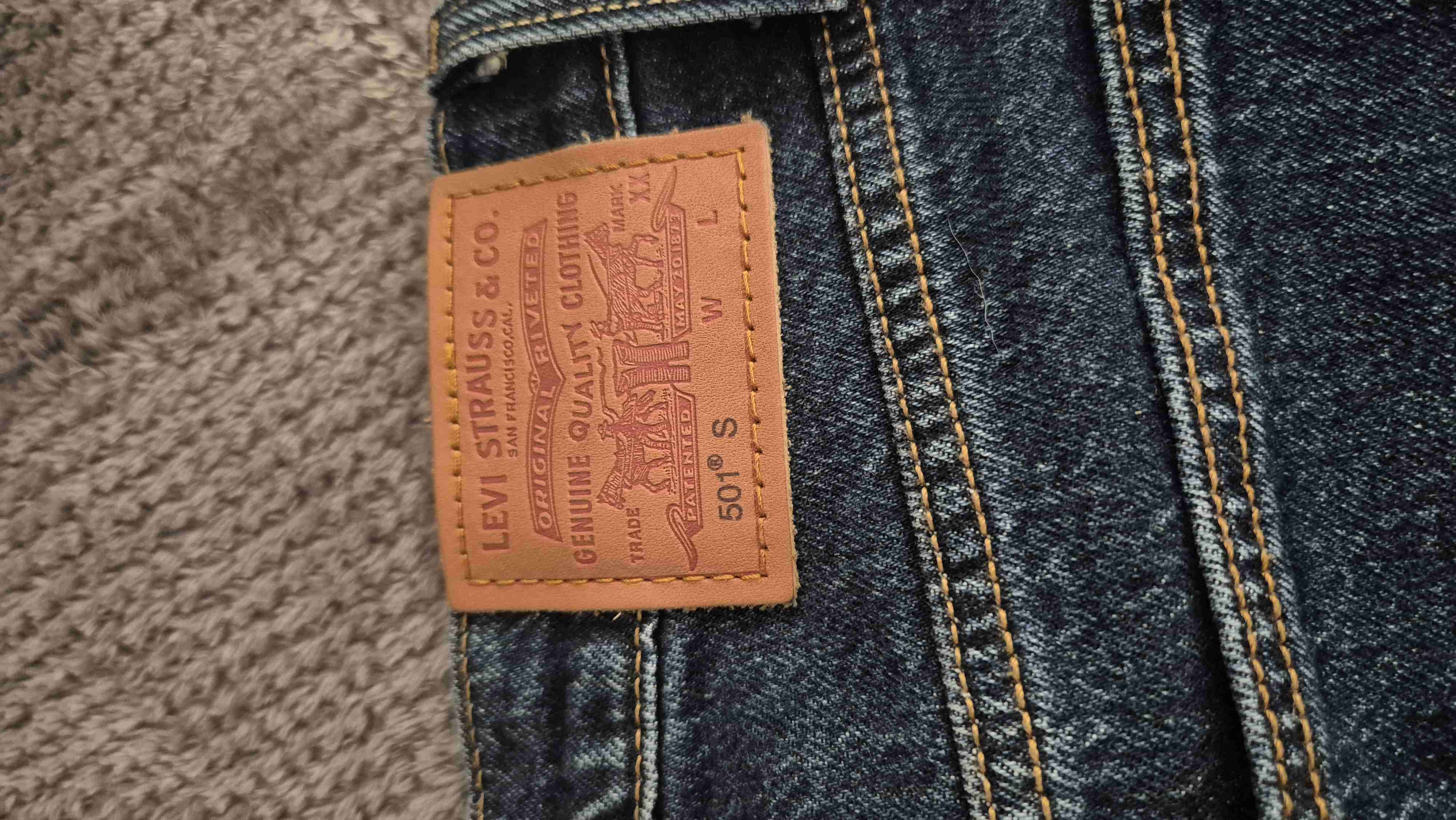 Jeans azul oscuro talla W25 L28 - miniatura 4