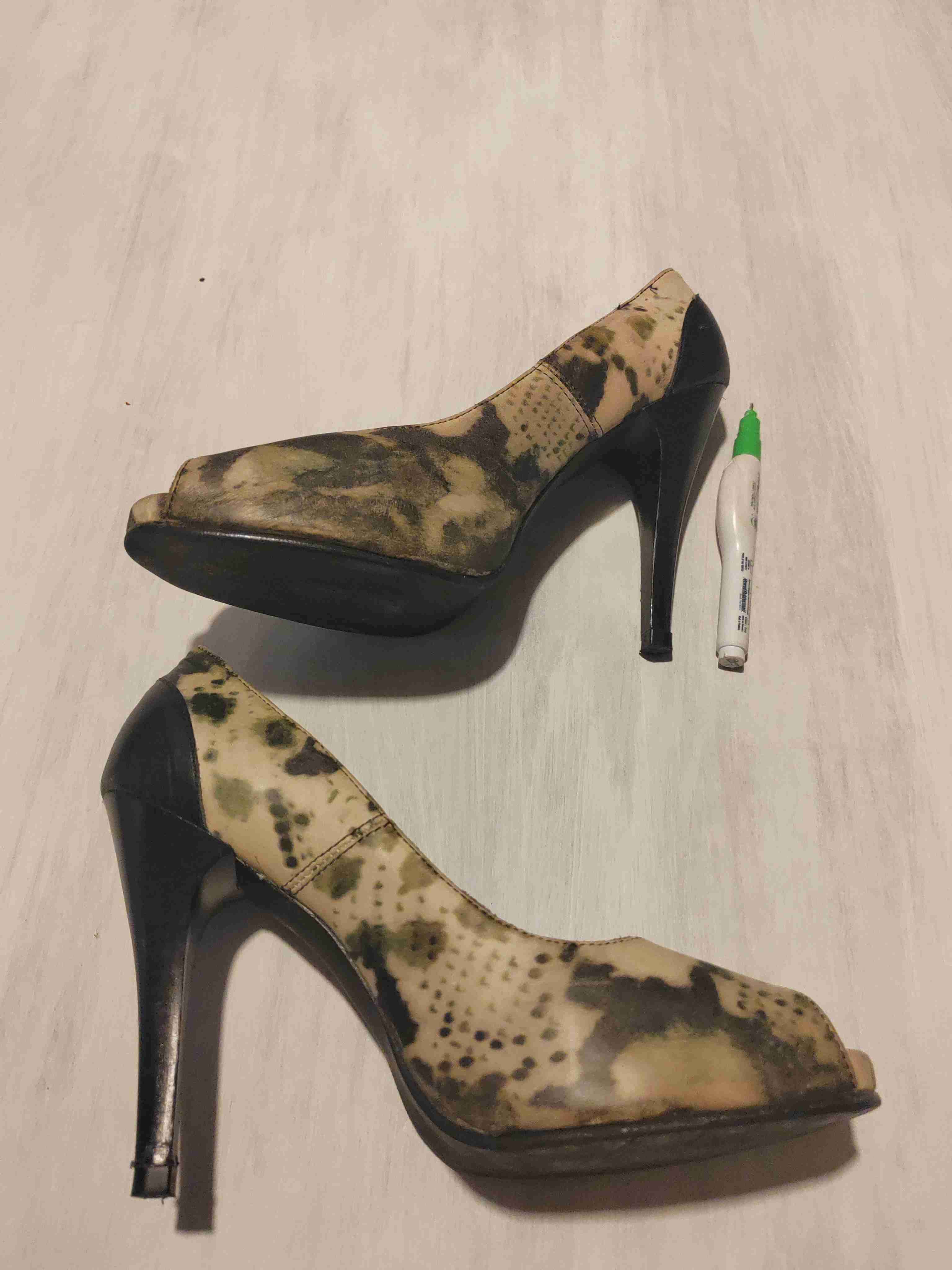 Zapatos de tacón estampados - 4