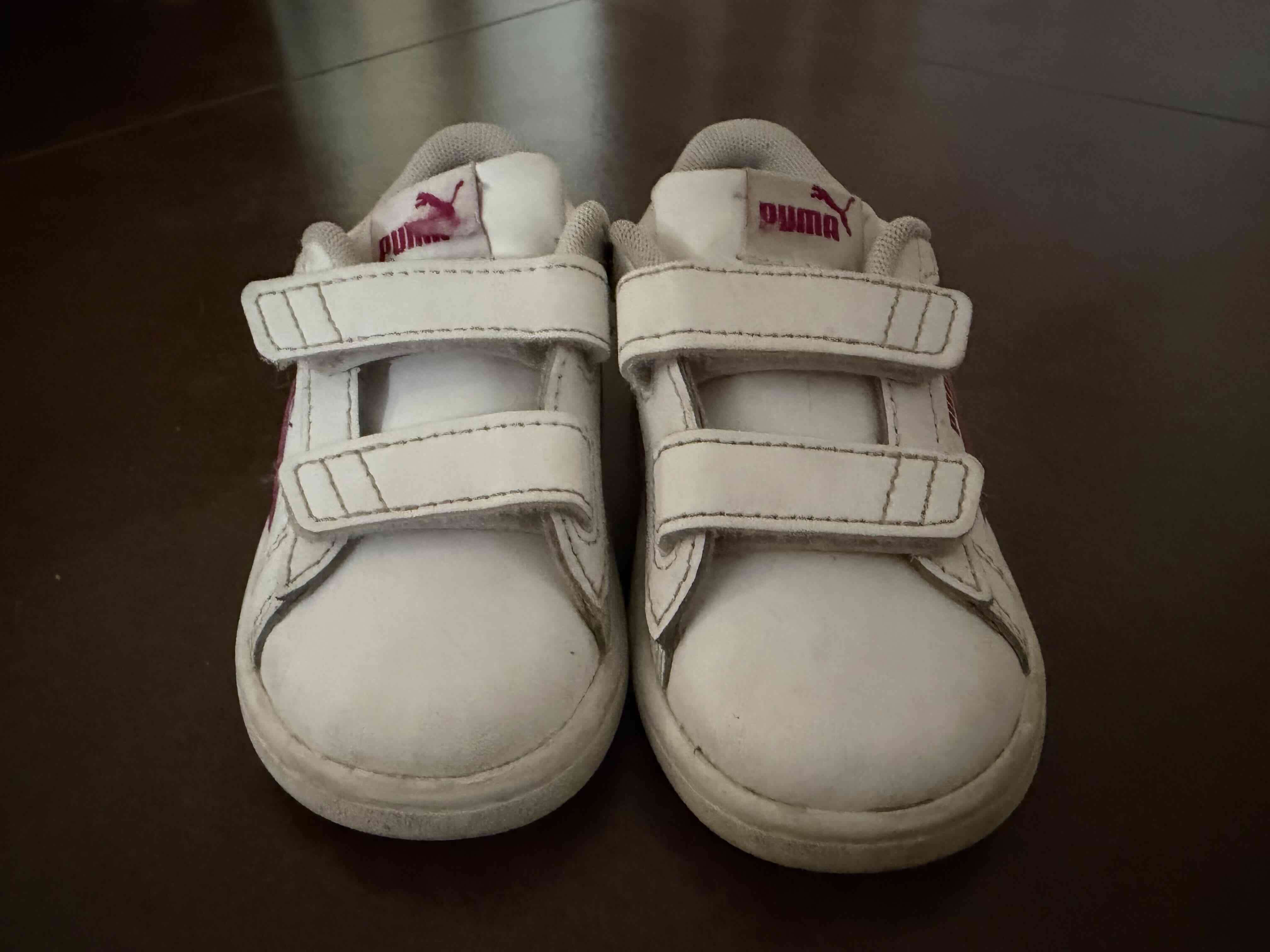 Zapatillas infantiles blancas Puma - miniatura 2