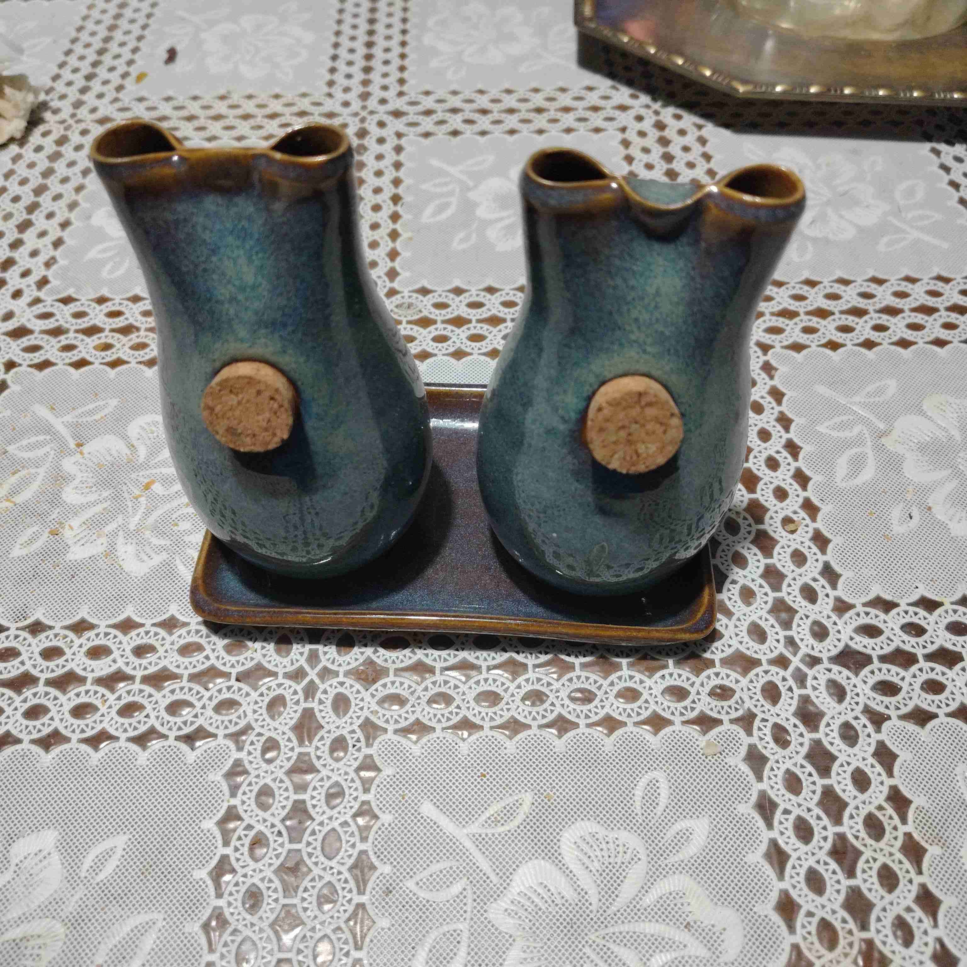 Set de vinagreras cerámicas