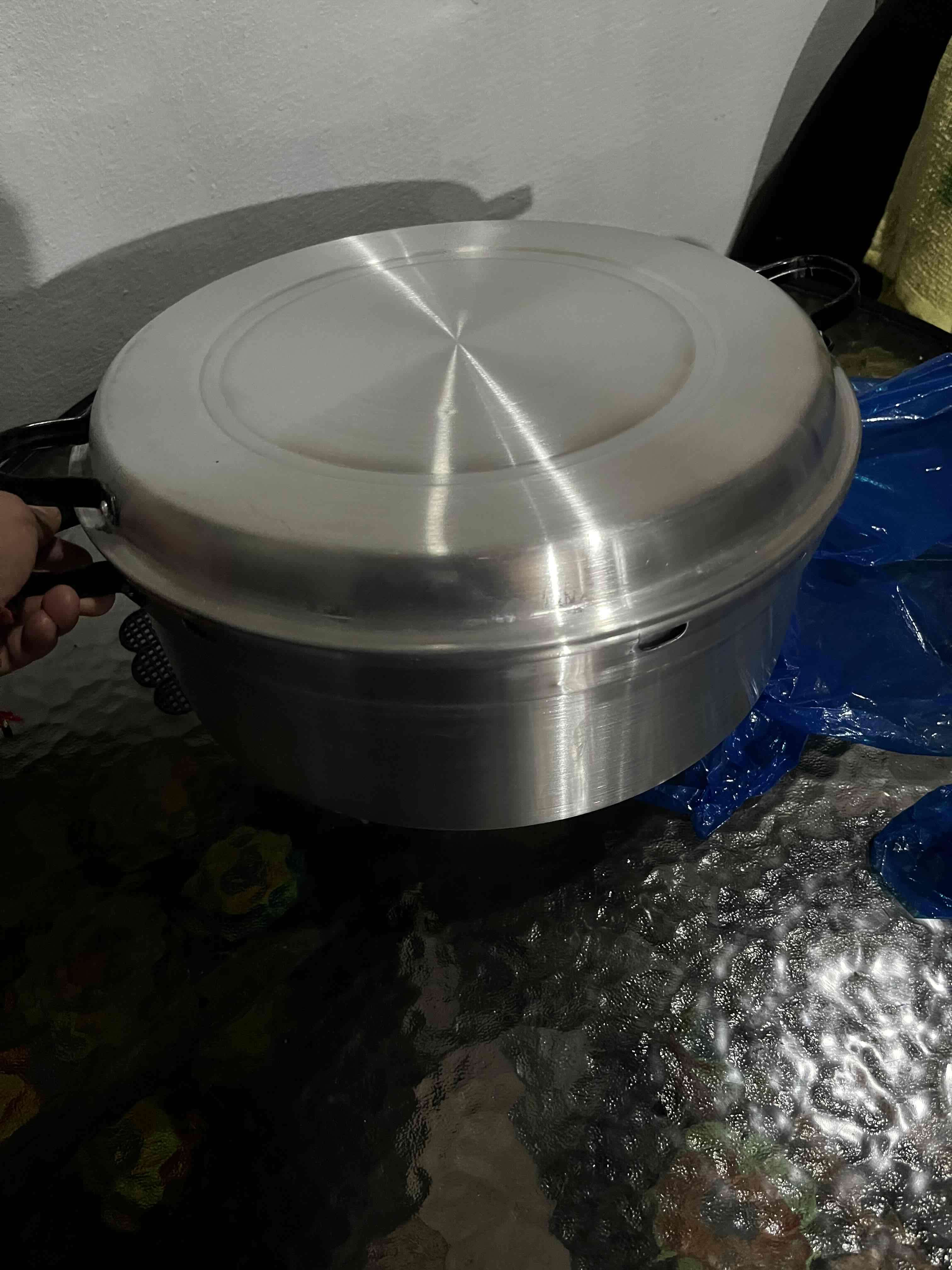 Olla de acero inoxidable grande - miniatura 2