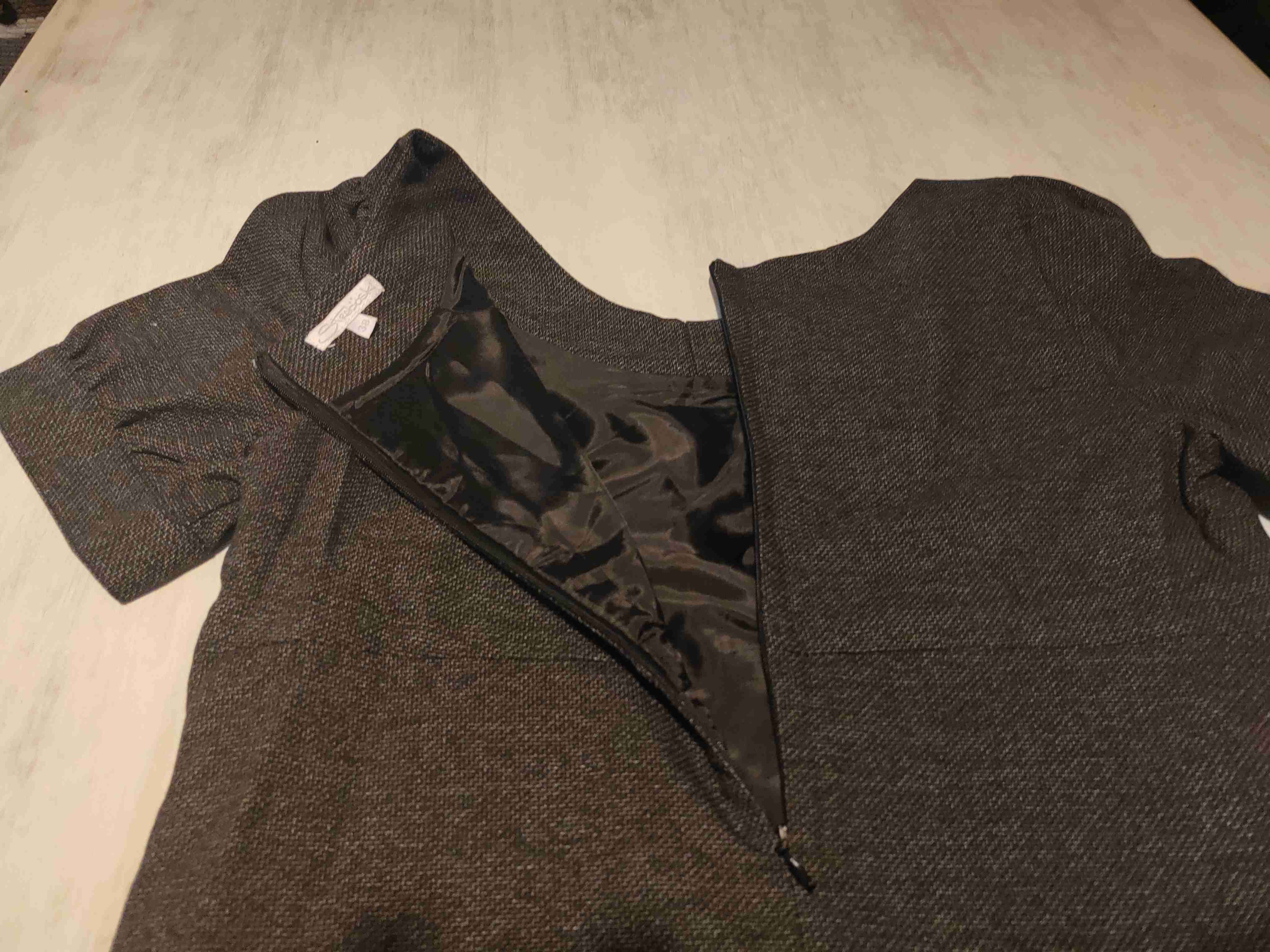 Vestido gris elegante - 5