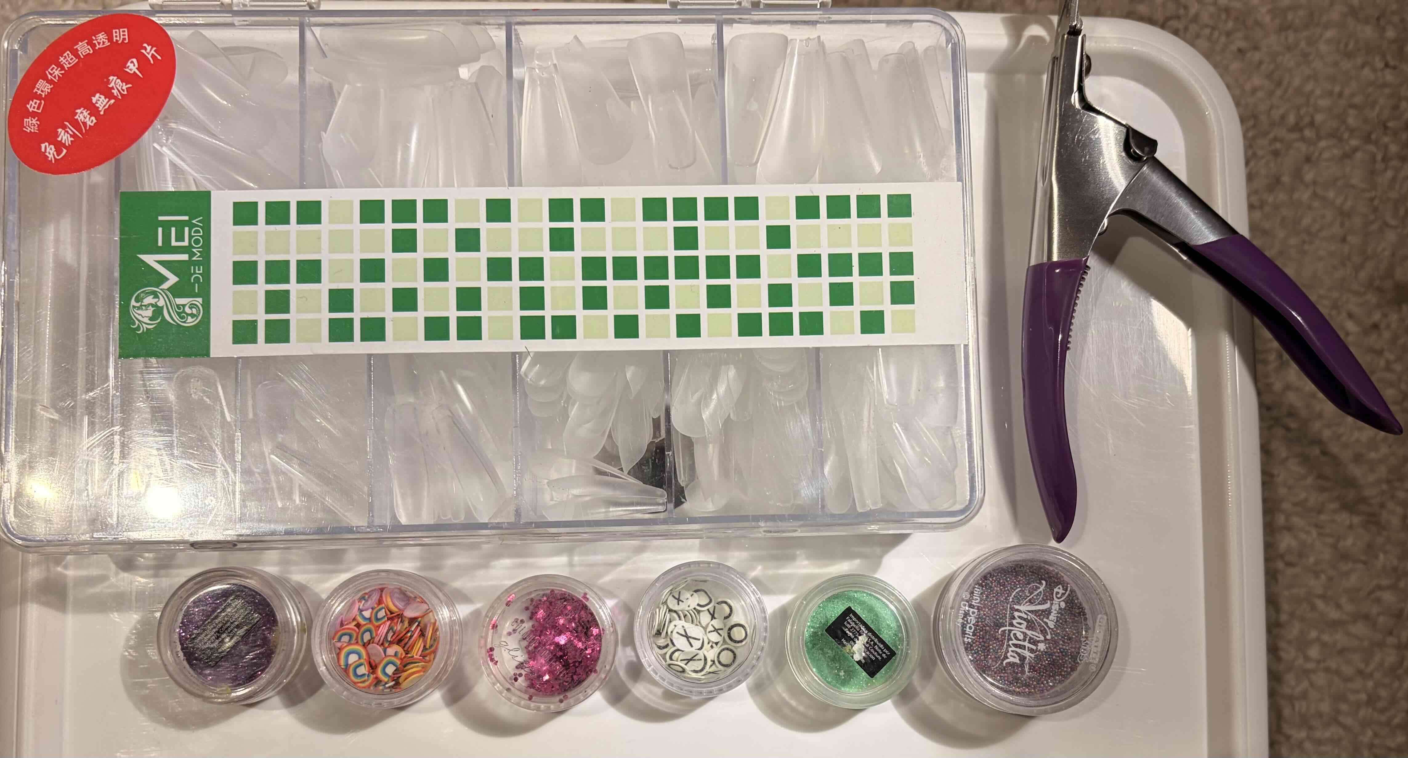 Tips para SoftGel + Cortador (6 glitter de regalo) - miniatura 1