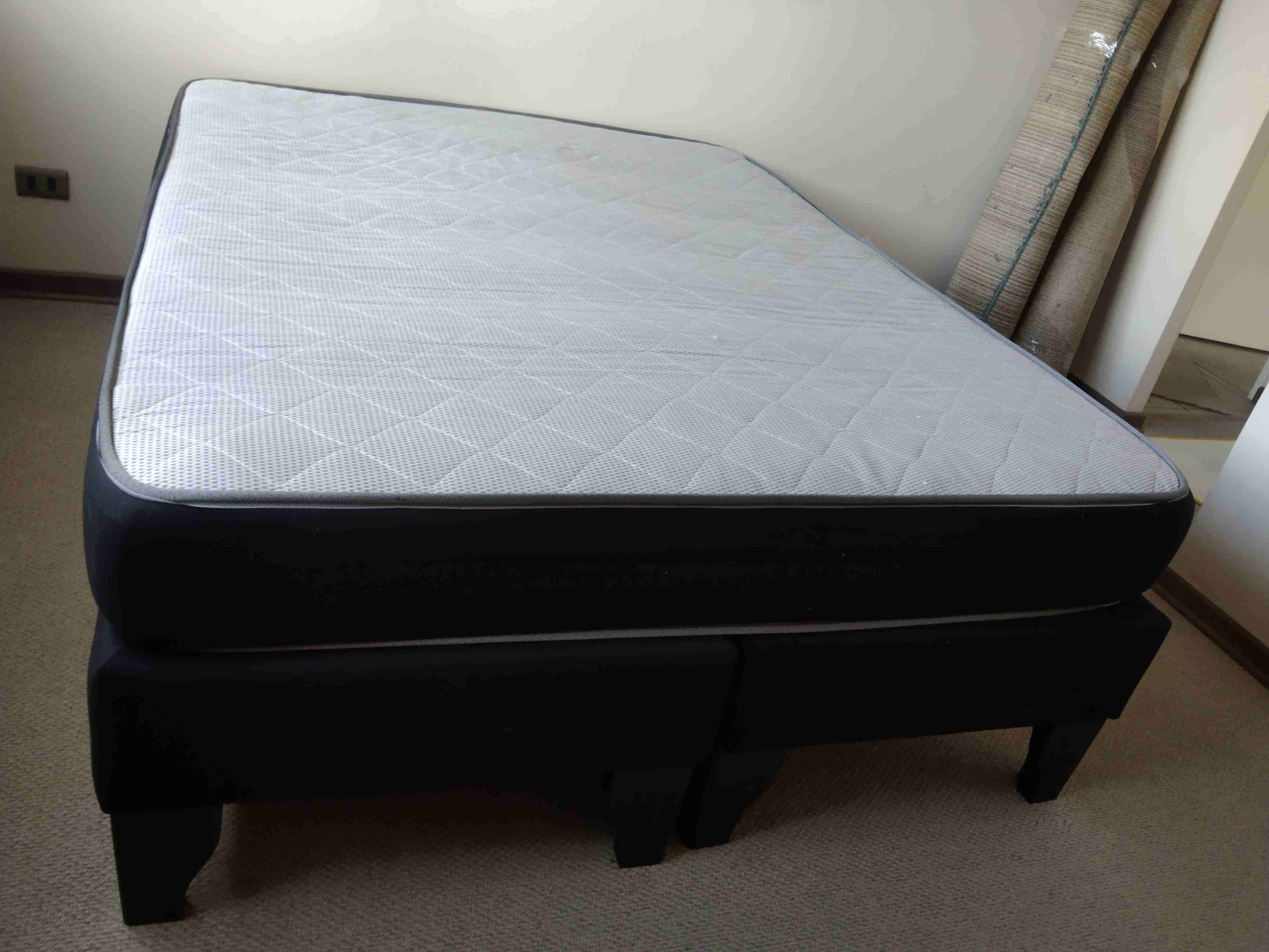 Cama 2 plazas base+colchón - miniatura 2