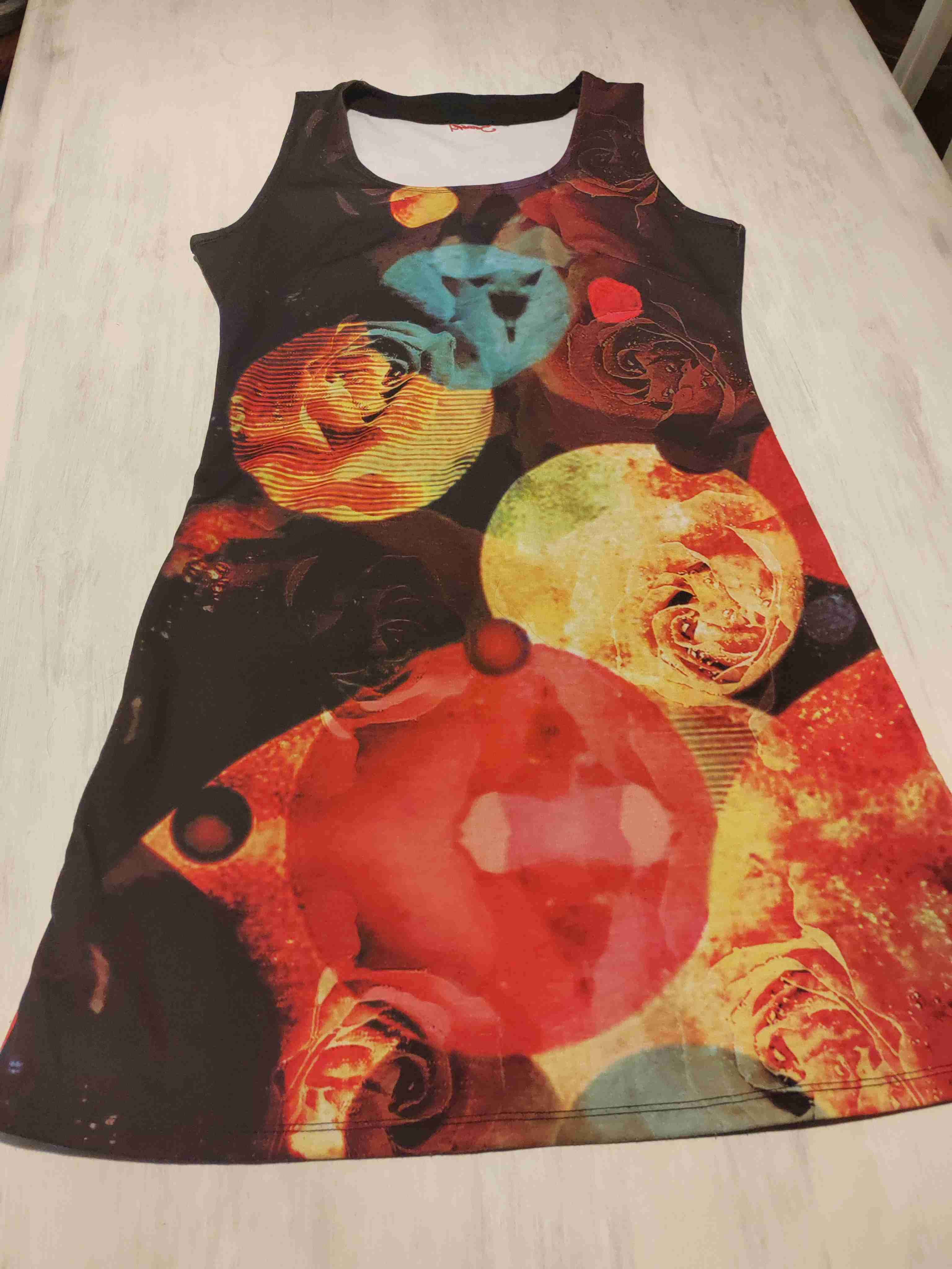 Vestido sin mangas estampado - miniatura 1