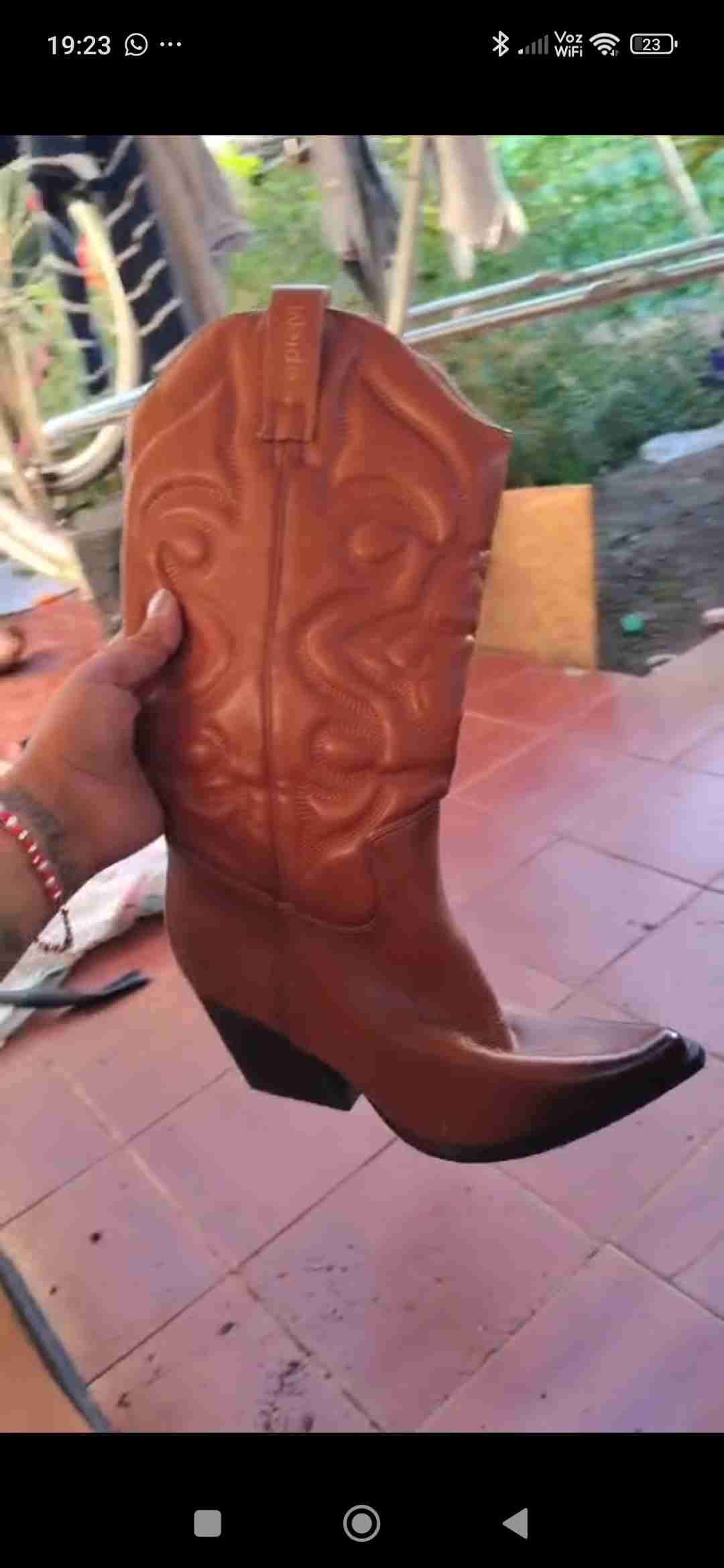 Botas vaqueras marrones de mujer WEIDE - 2