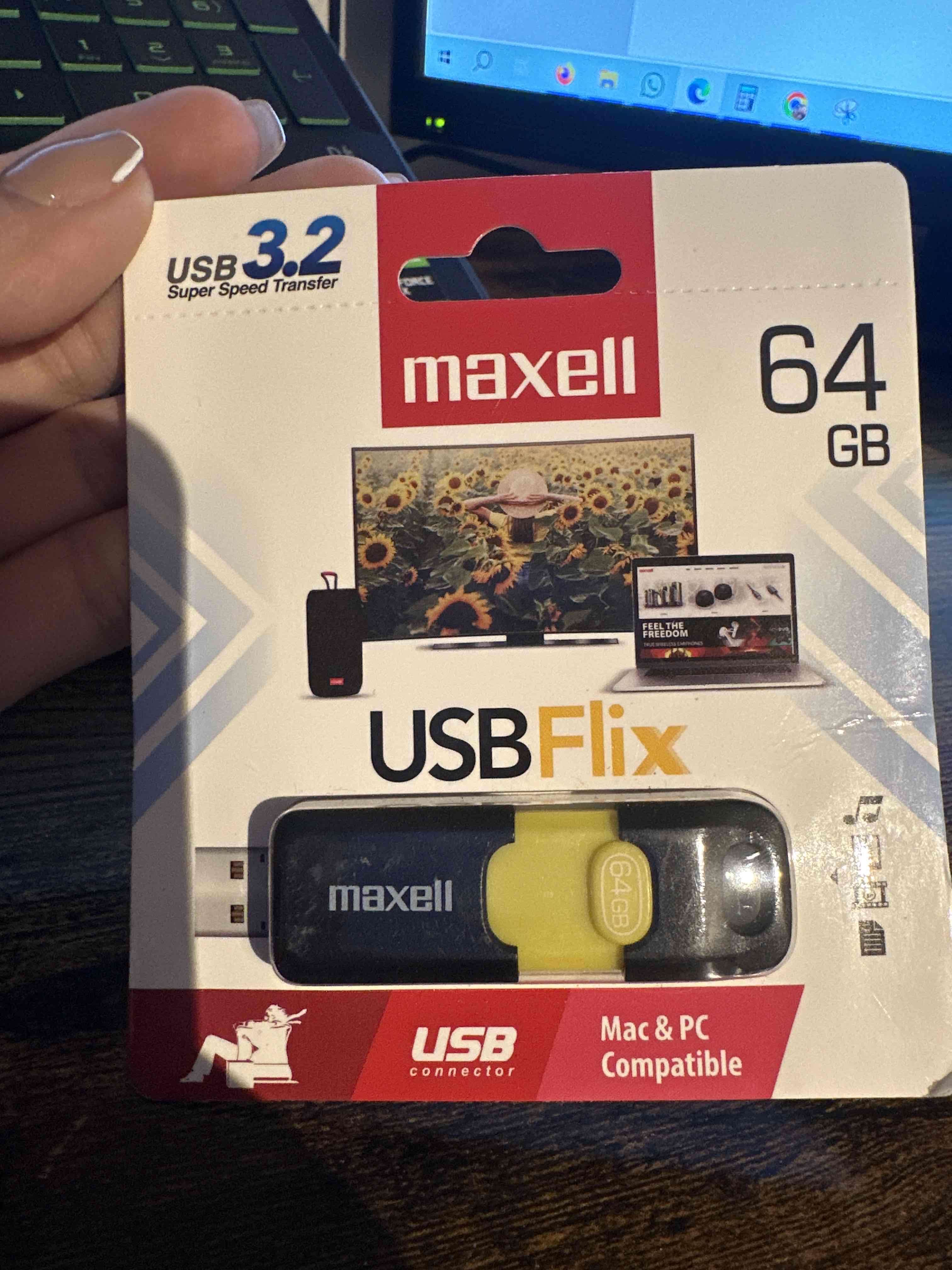 Pendrive Maxell 64GB USB 3.2 - 1