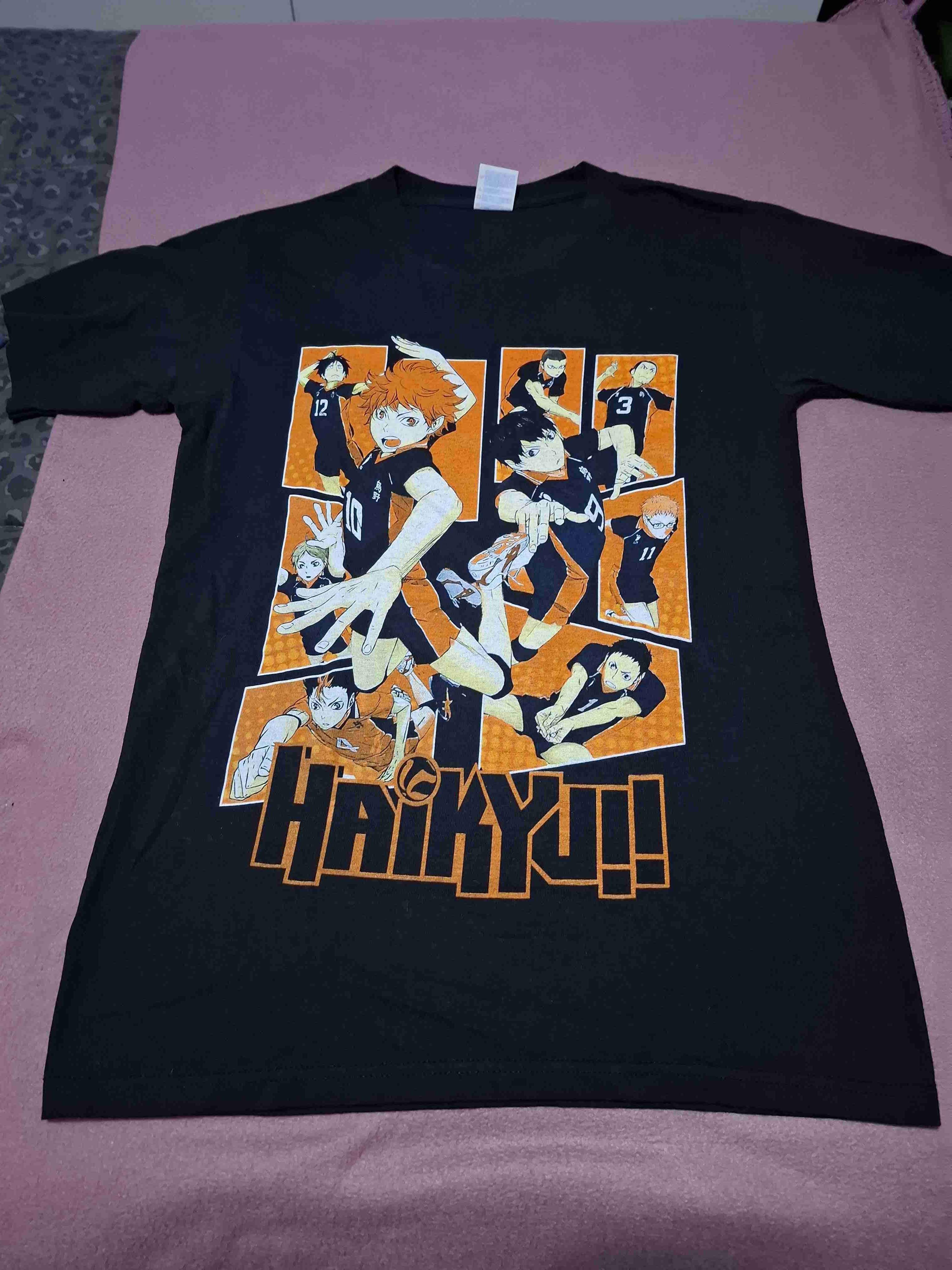 Polera anime Haikyuu negra - miniatura 1