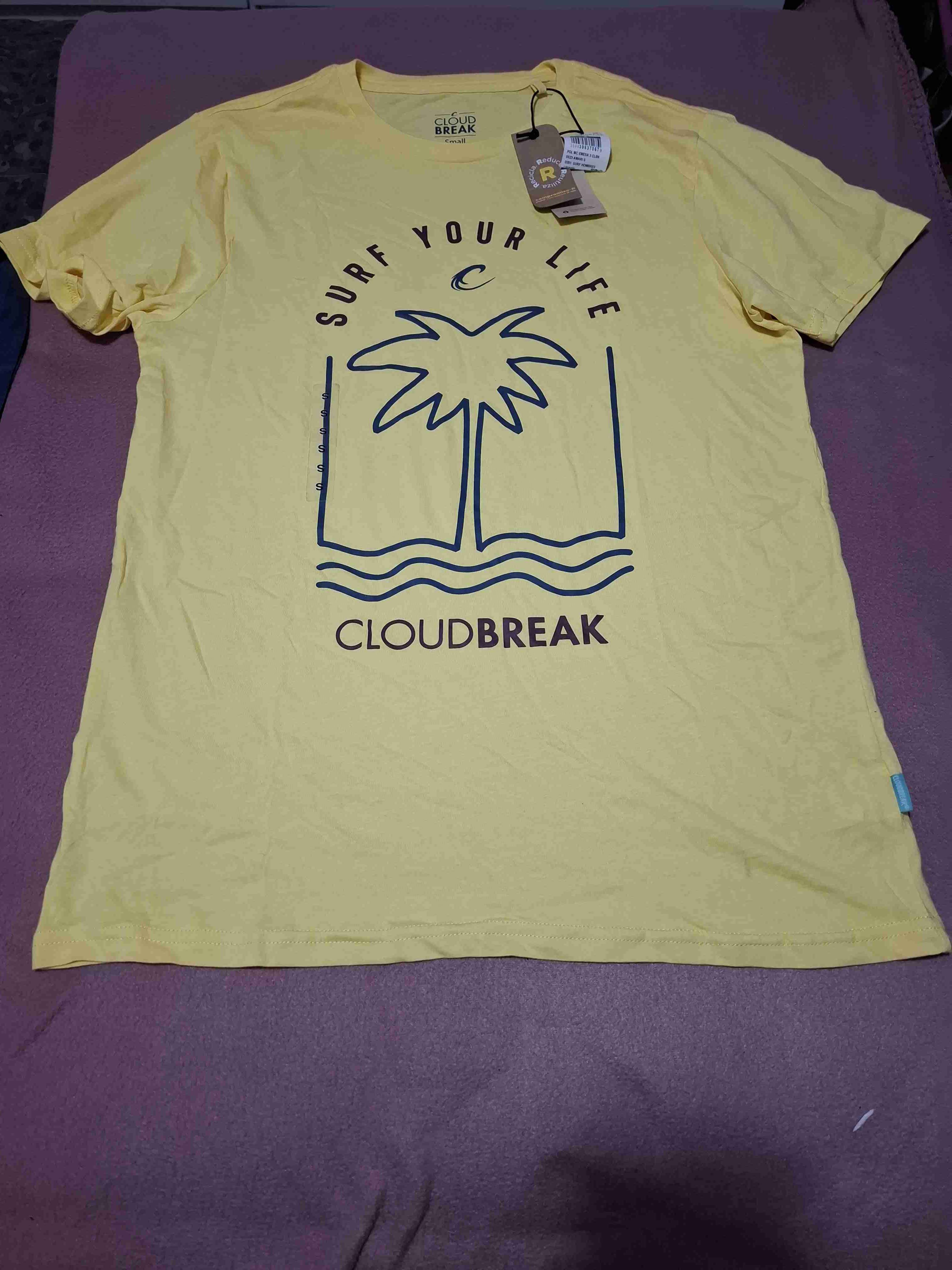 Polera negra con estampado de palmeras - miniatura 2