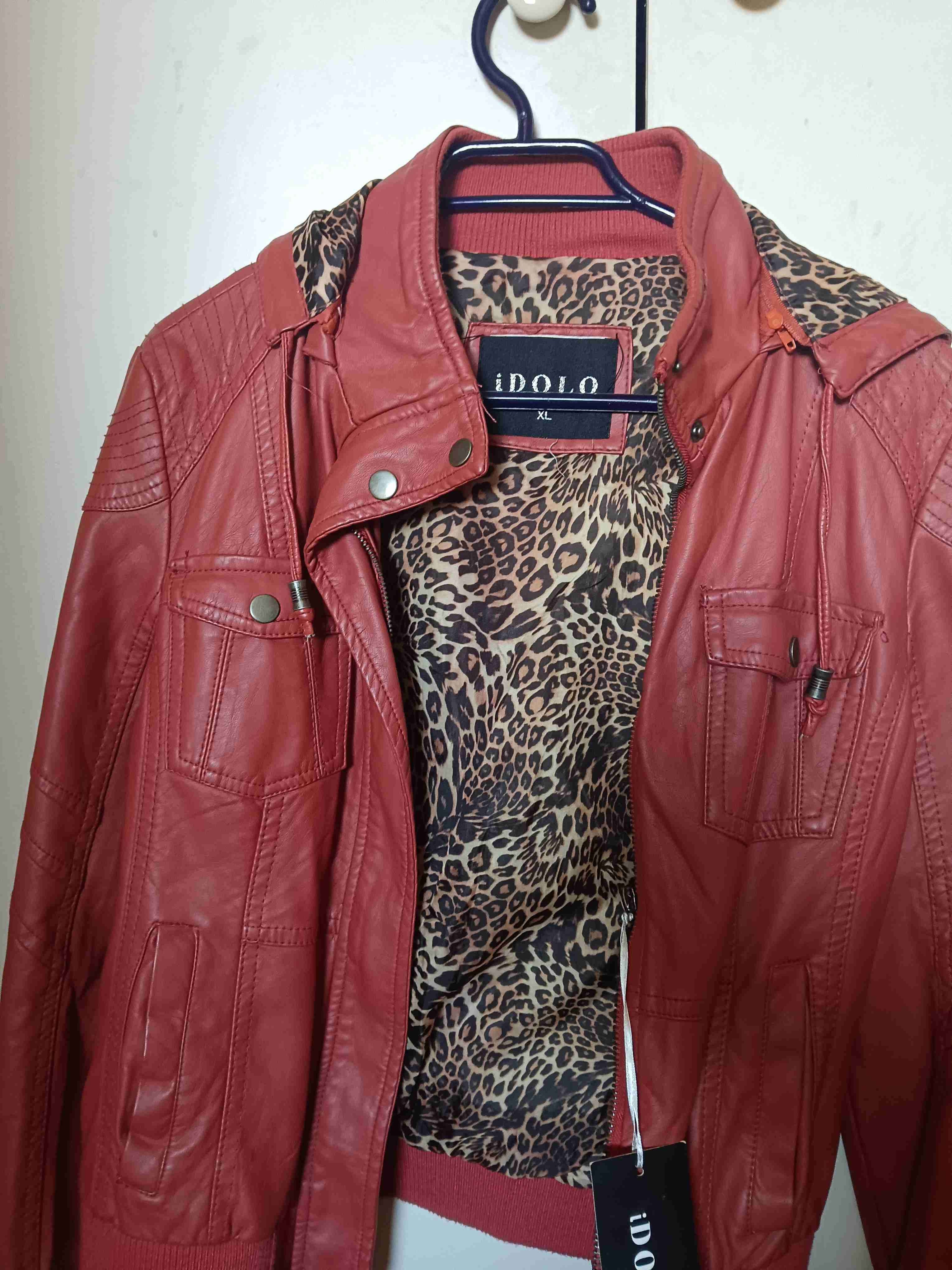 Chaqueta verde gamuza con forro de lana - 5