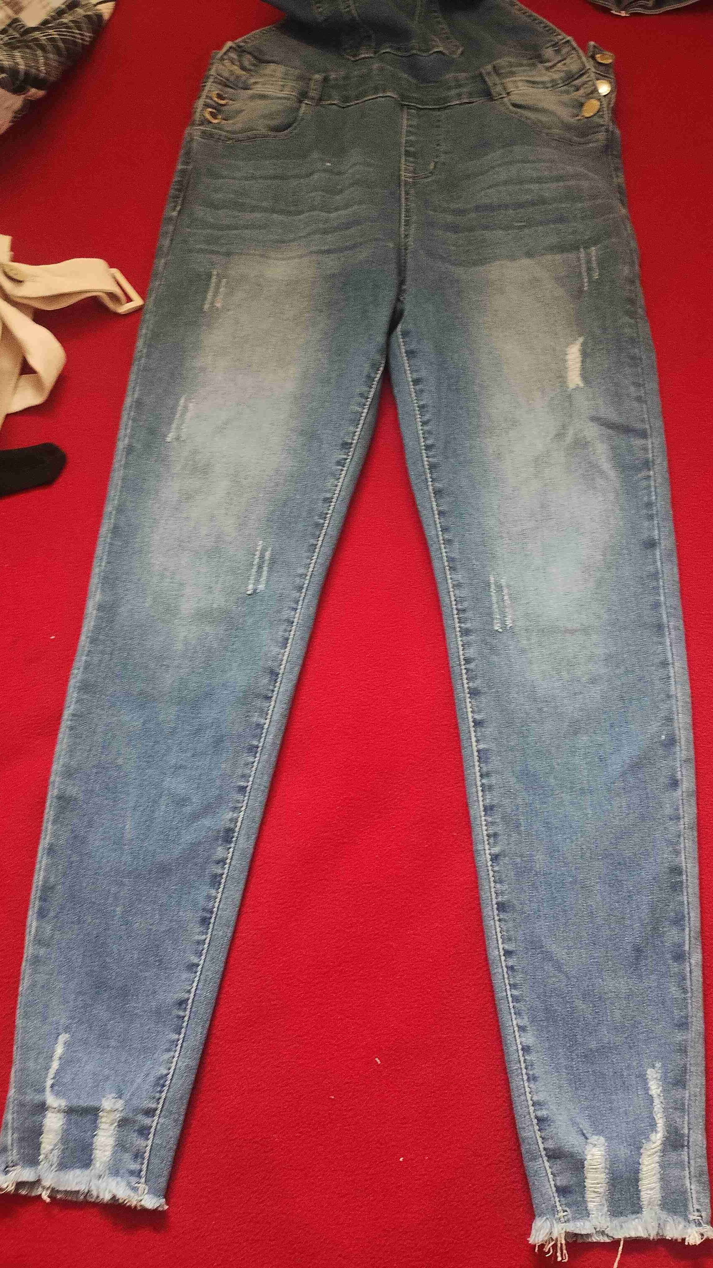 Jardinera de mezclilla azul 40 - miniatura 2