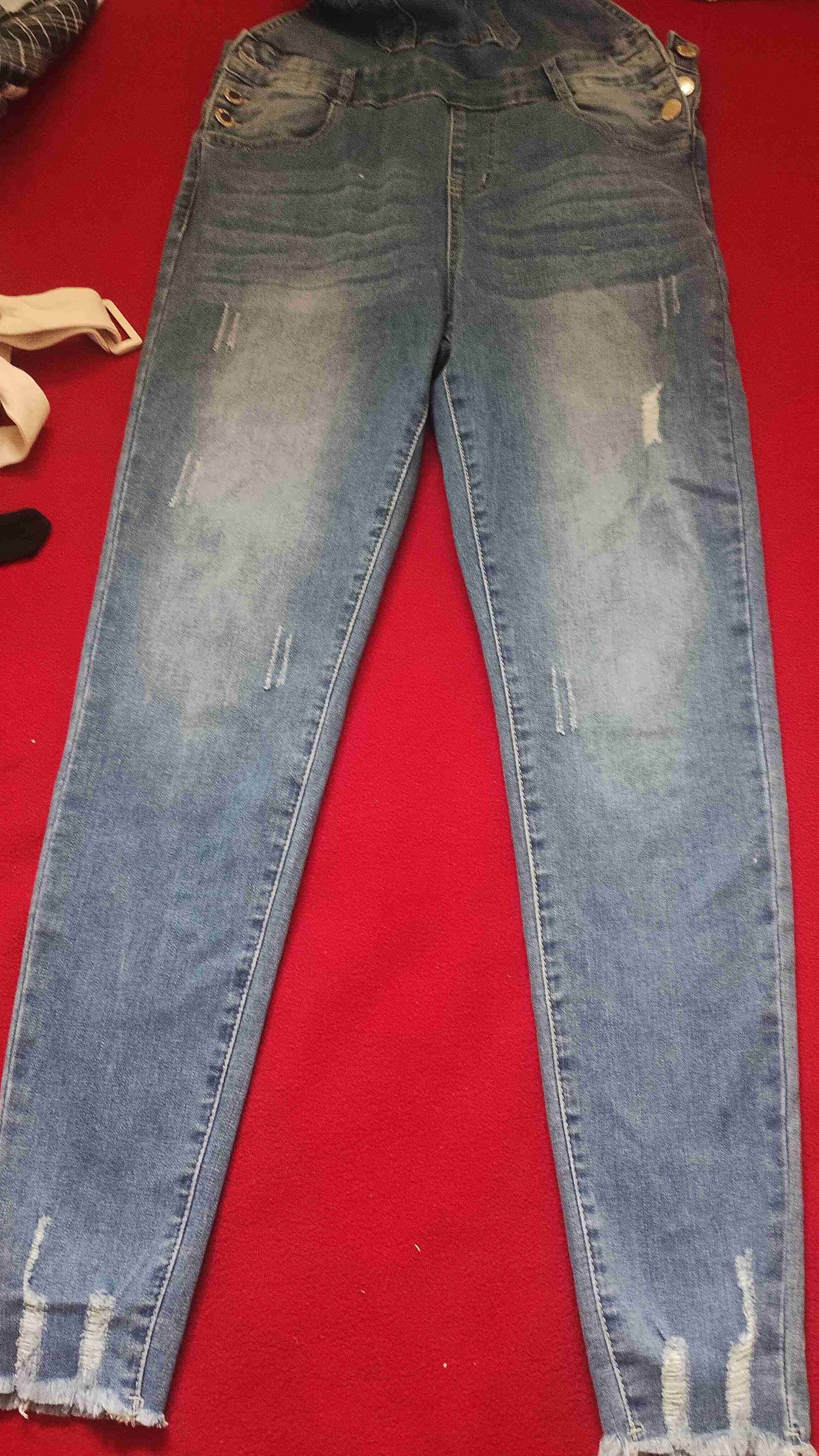 Jardinera de mezclilla azul 40 - miniatura 3