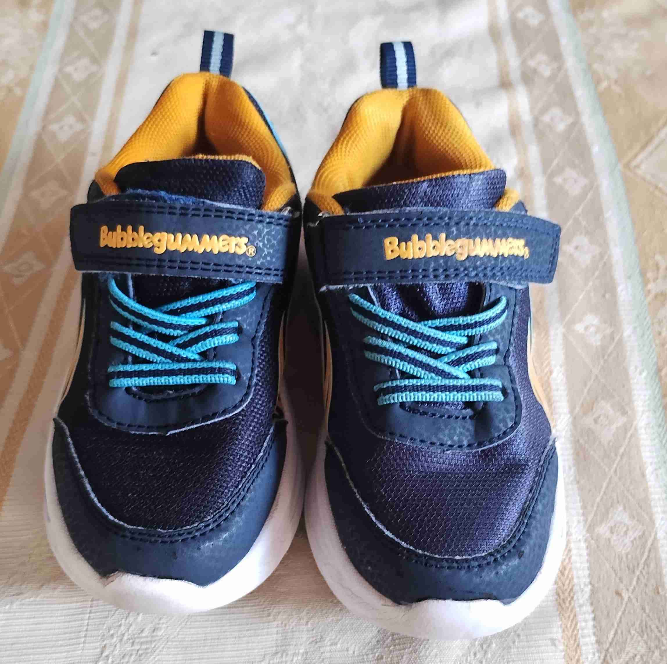 Zapatillas infantiles azul y naranjas - 2