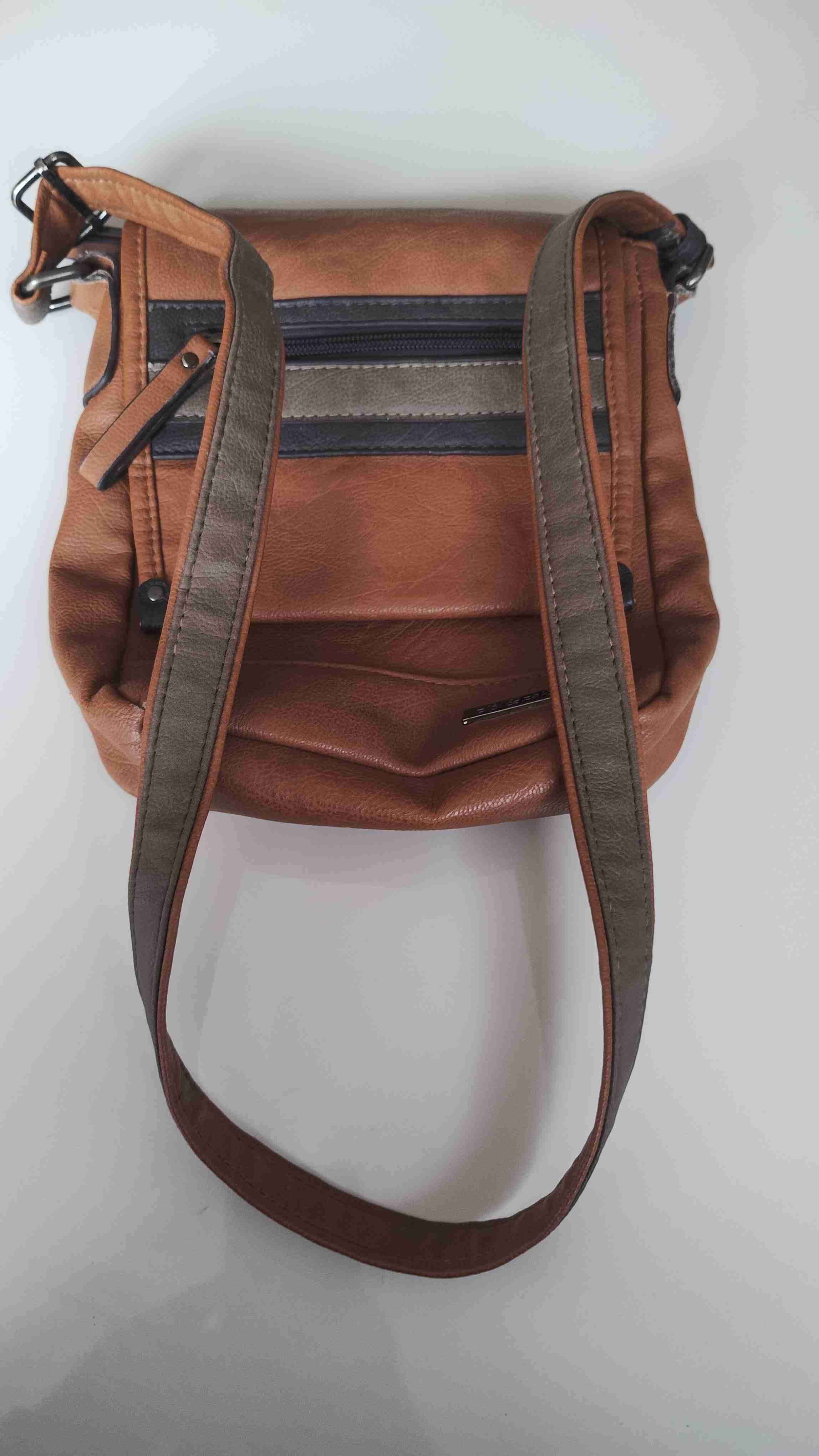 Bandolera de cuero marrón - miniatura 4