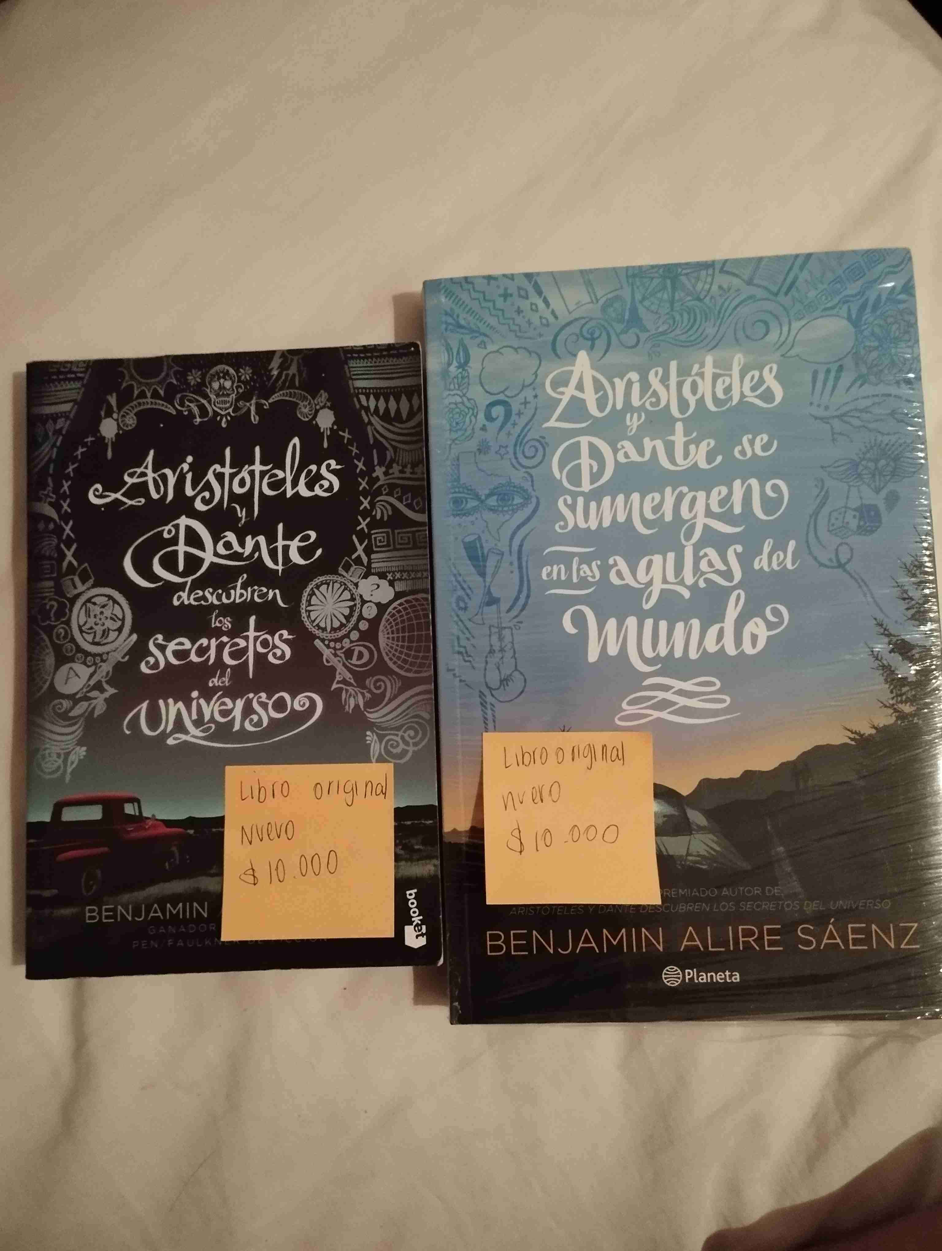 Libros Aristóteles y Dante nuevos