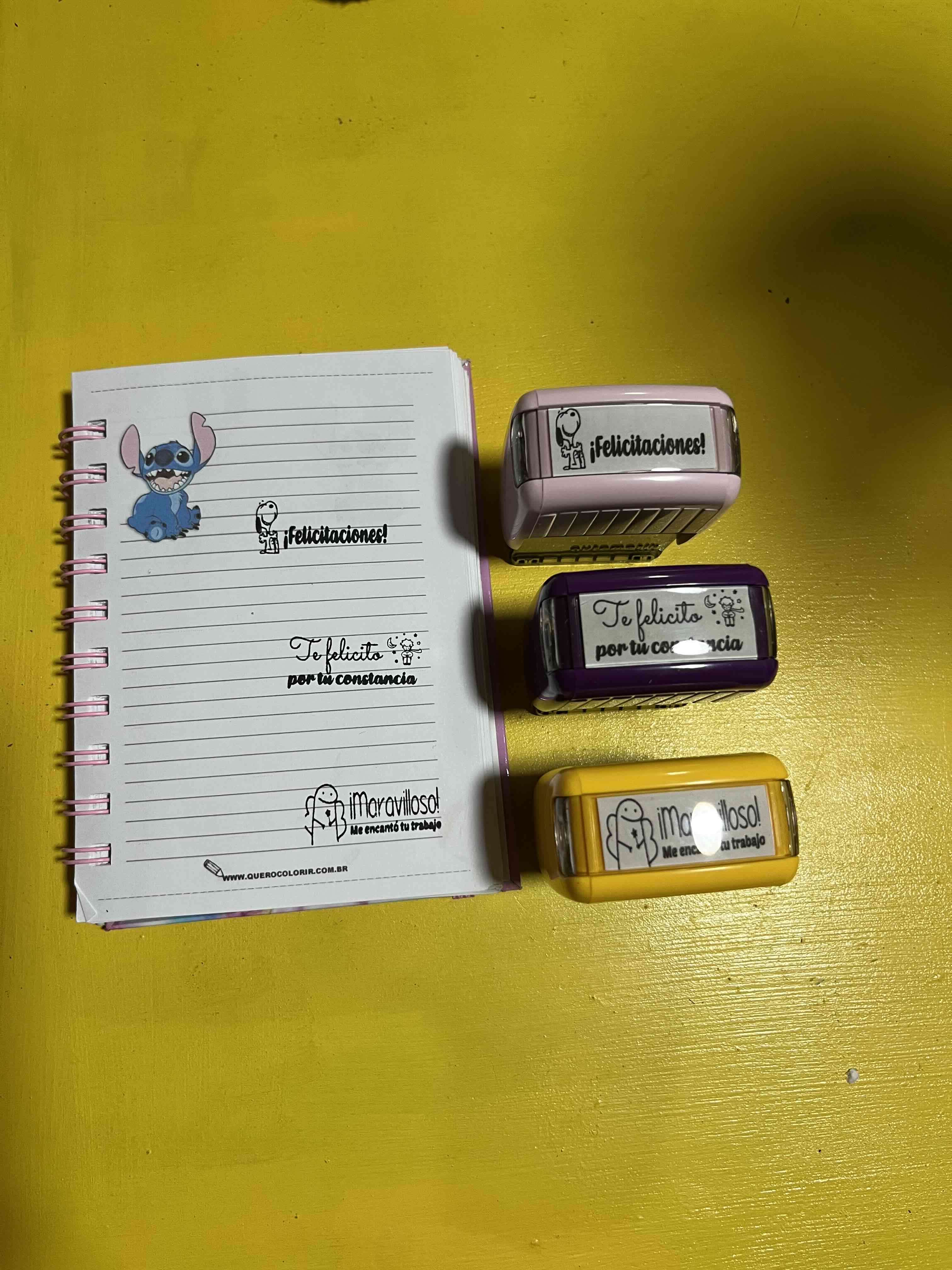 Set de sellos escolares coloridos - miniatura 2