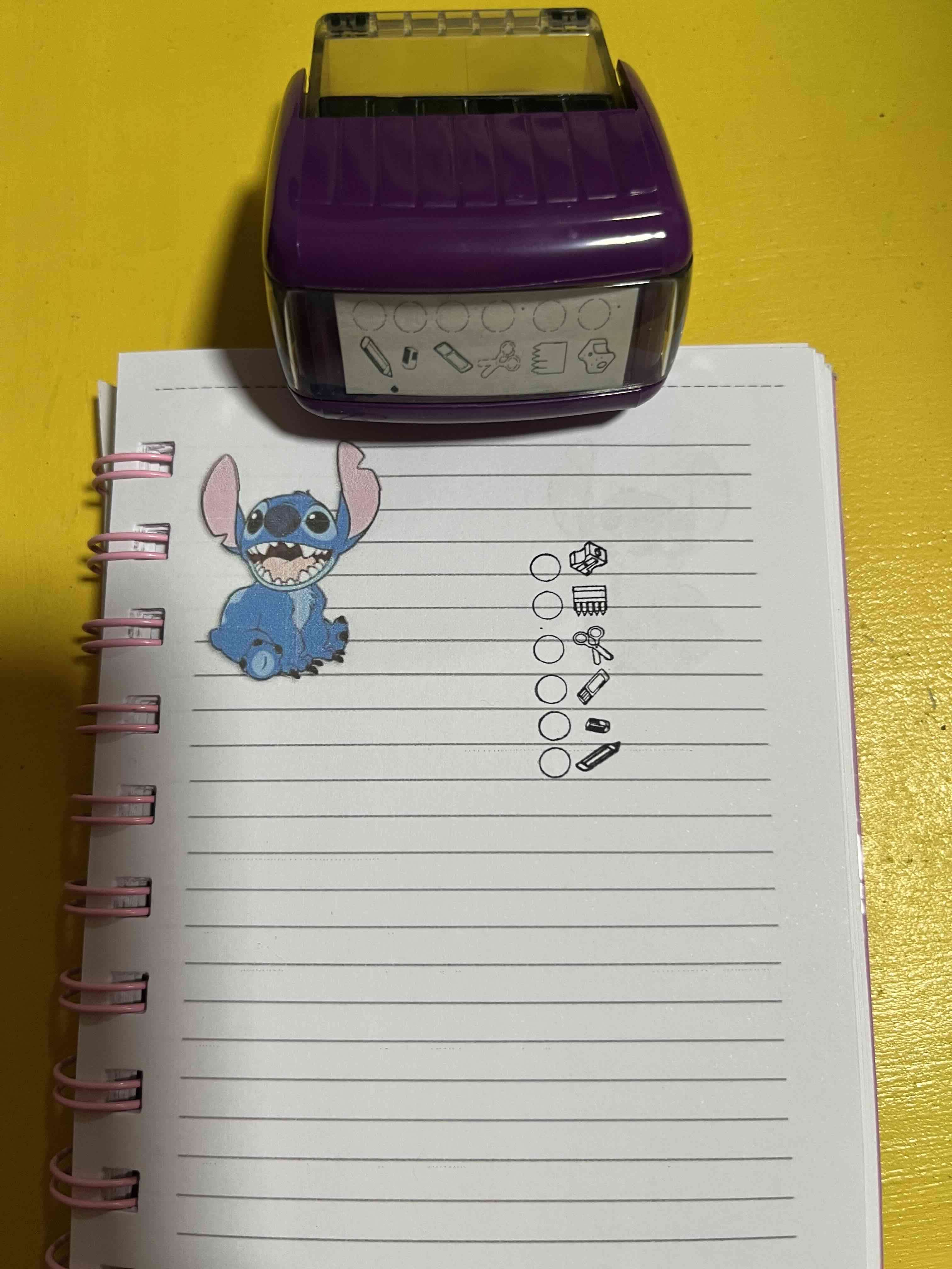 Set de sellos escolares coloridos - miniatura 3