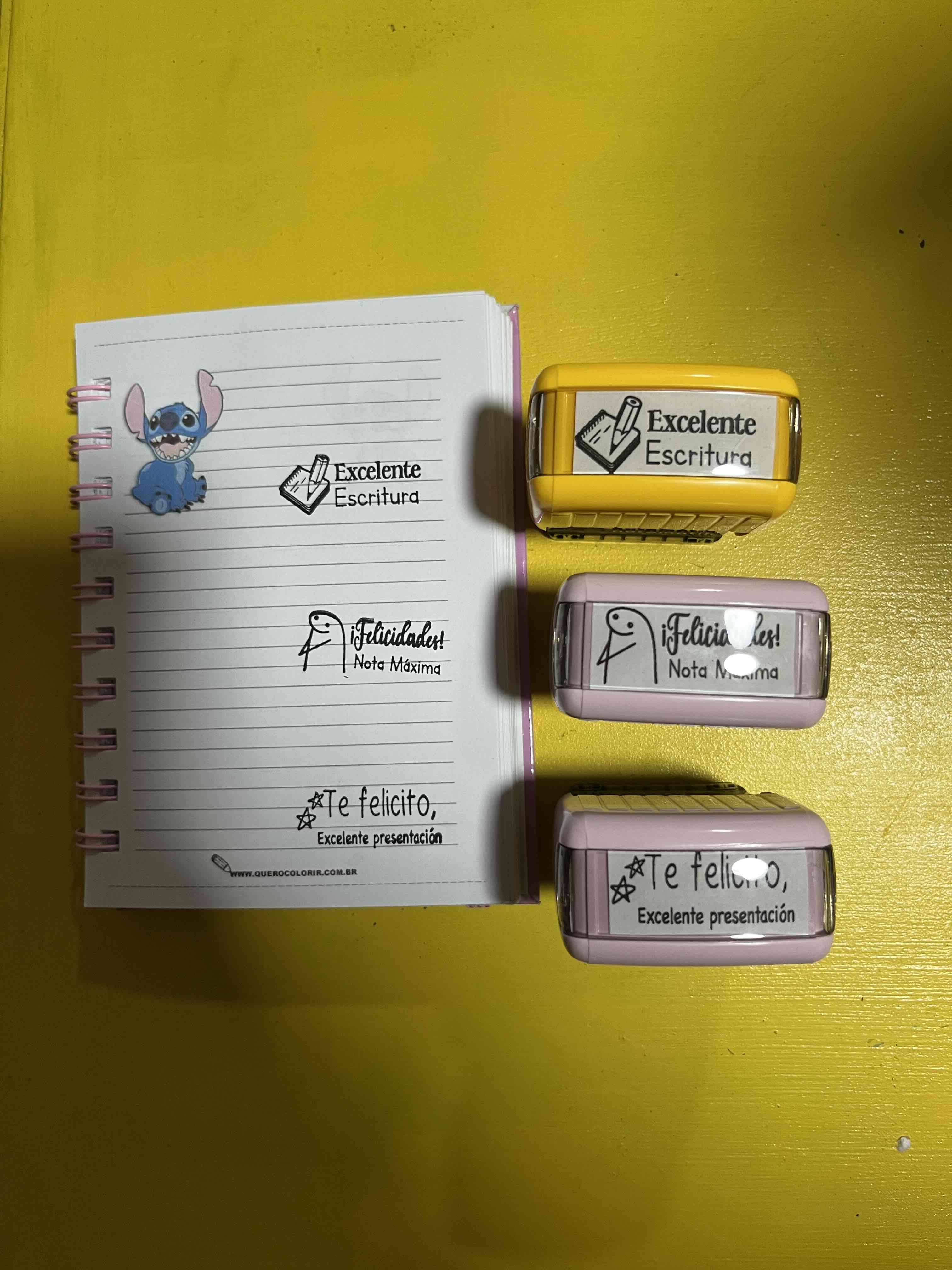 Set de sellos escolares coloridos - miniatura 4