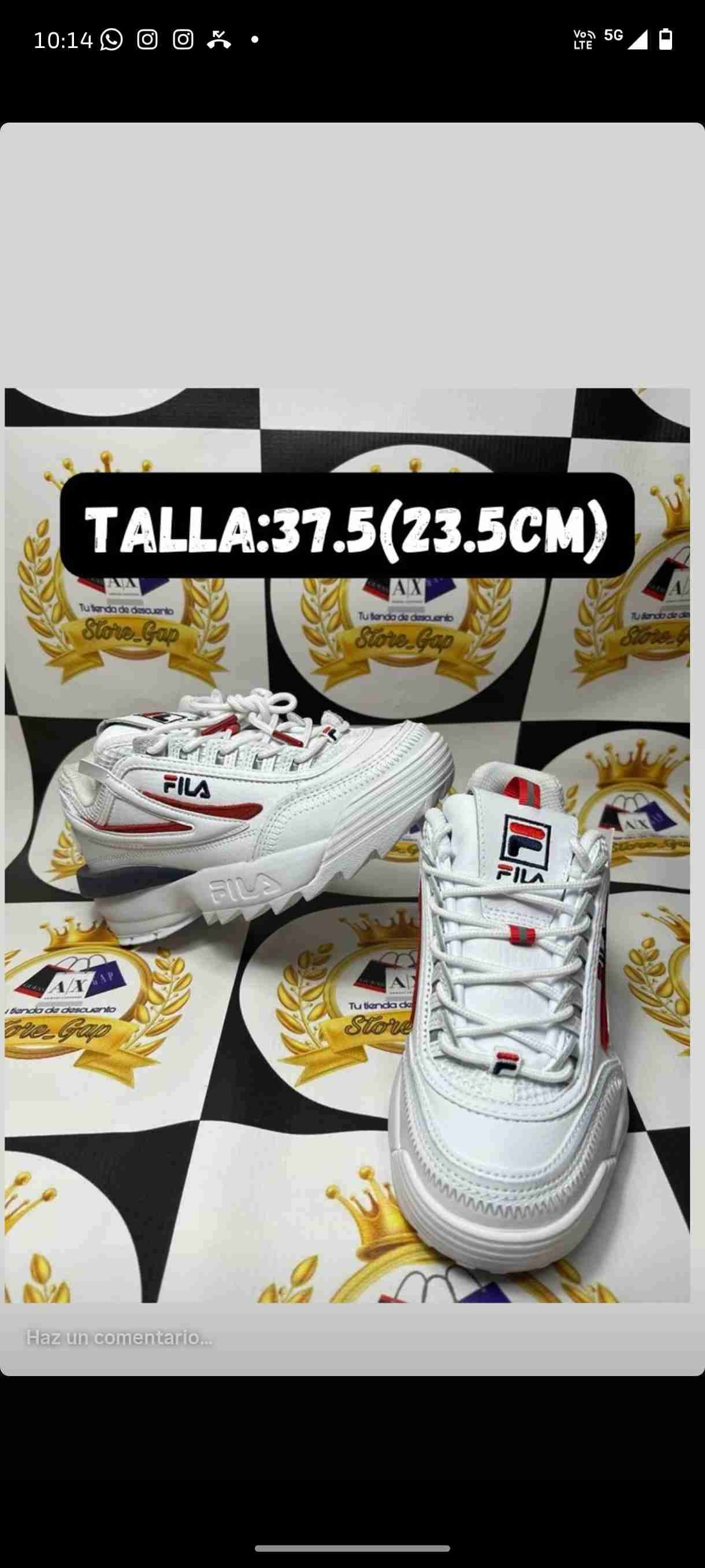 Zapatillas FILA amarillas talla 37.5 - miniatura 3