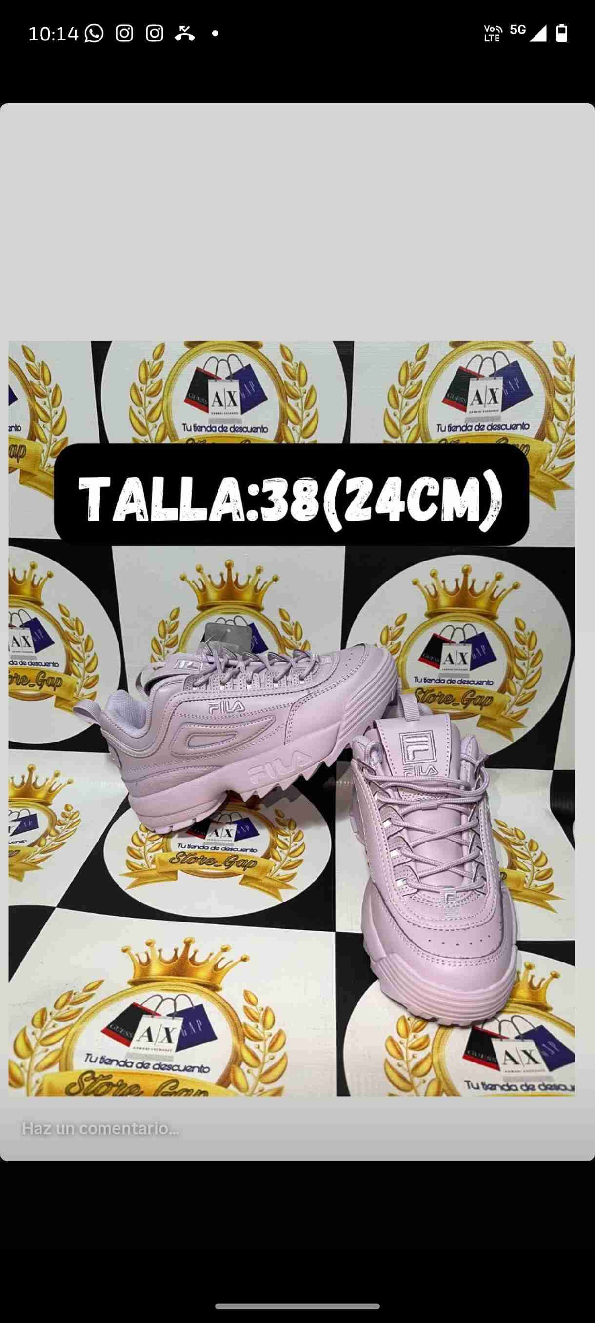 Zapatillas FILA amarillas talla 37.5 - miniatura 4