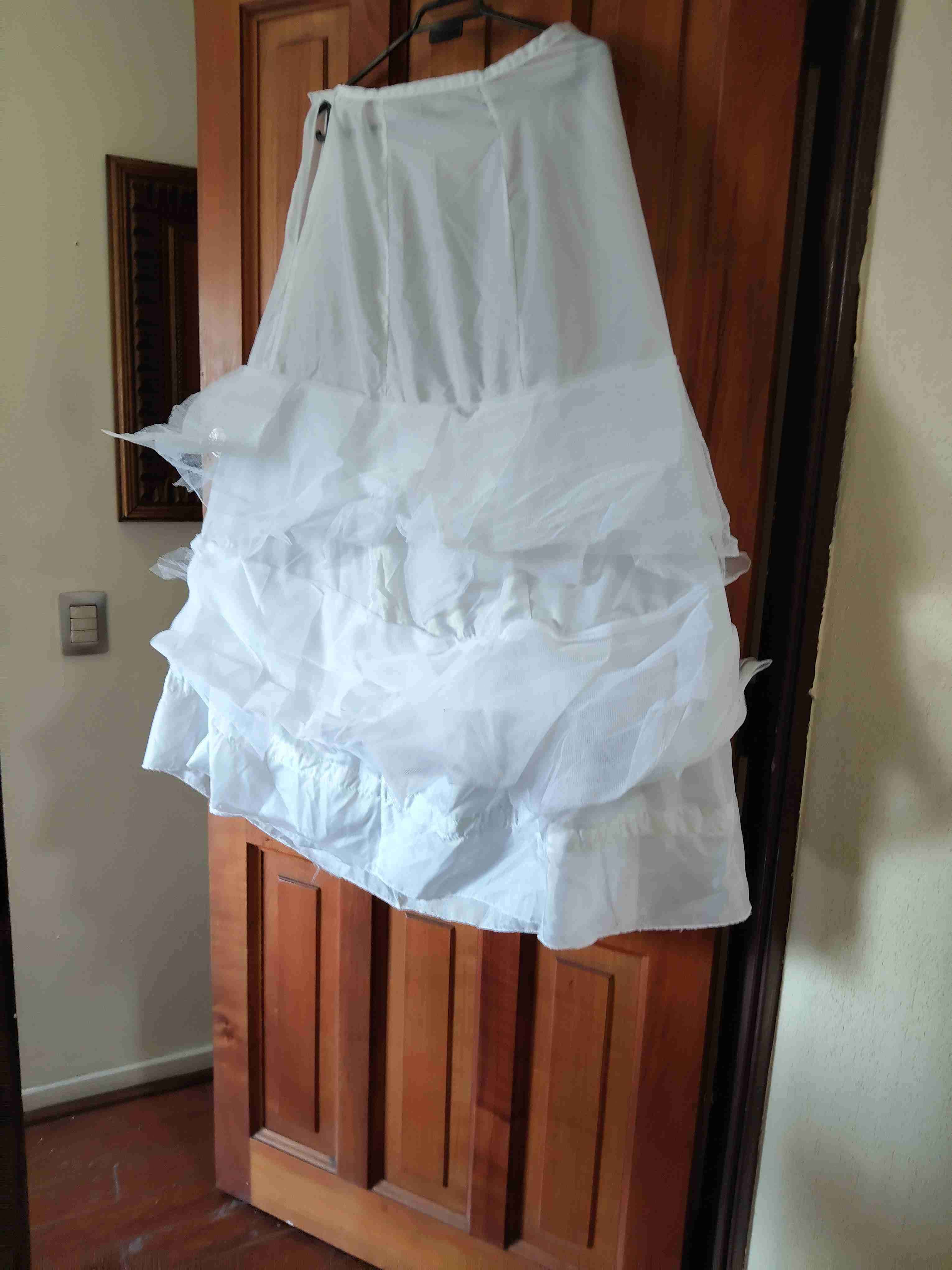 Vestido de novia blanco strapless - 4