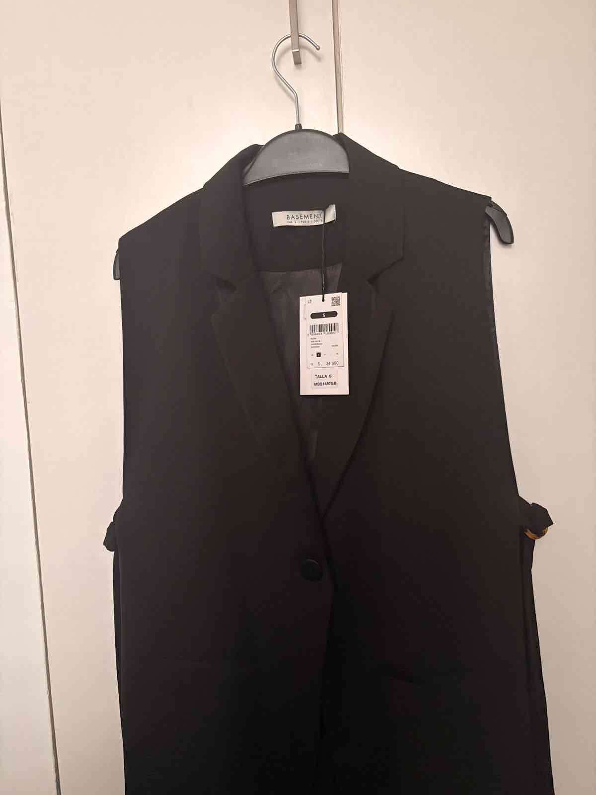 Blazer sin mangas negro - 2