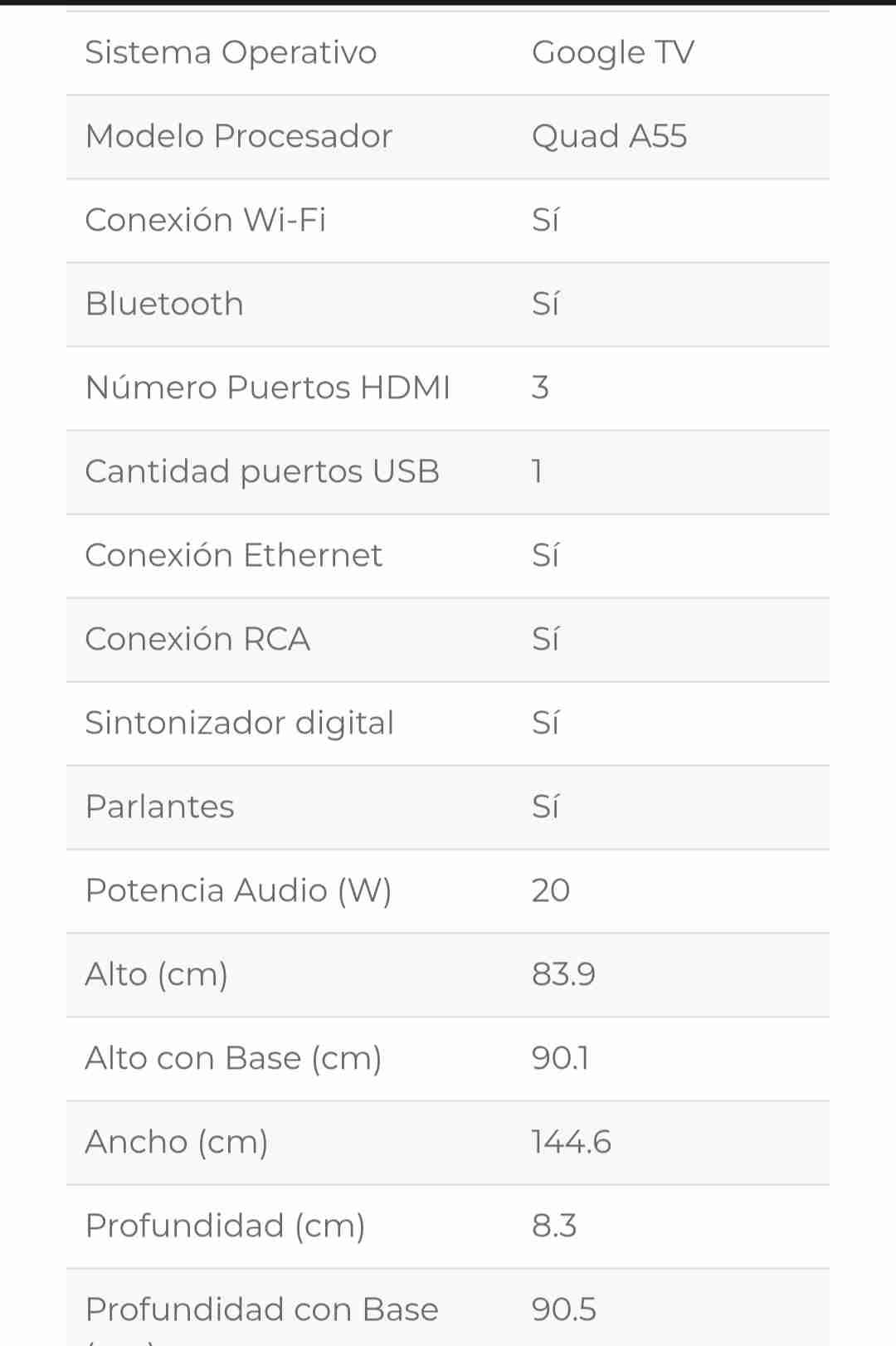 Televisor Xiaomi TV A 65 pulgadas - 5