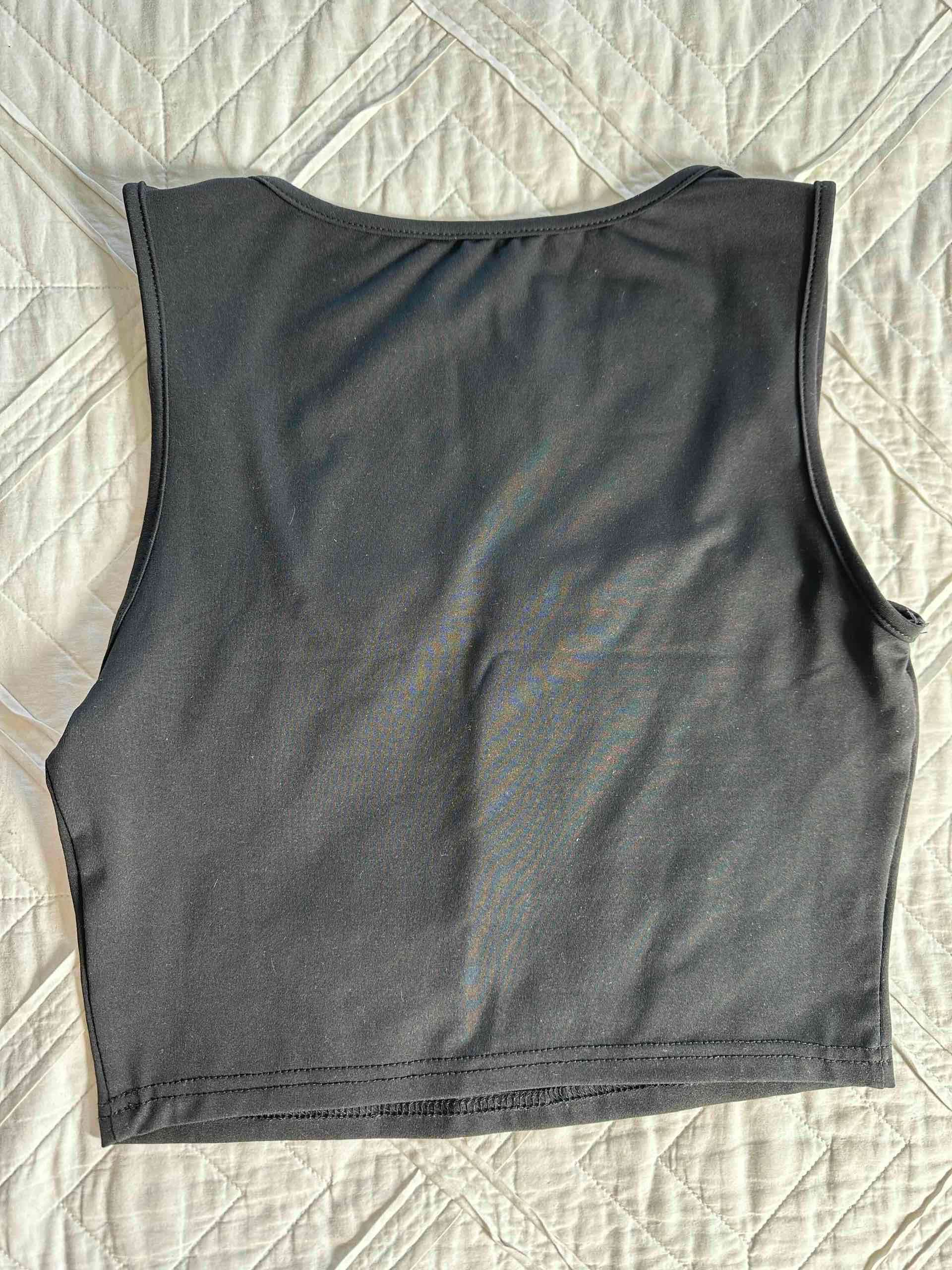 Crop top negro - miniatura 3