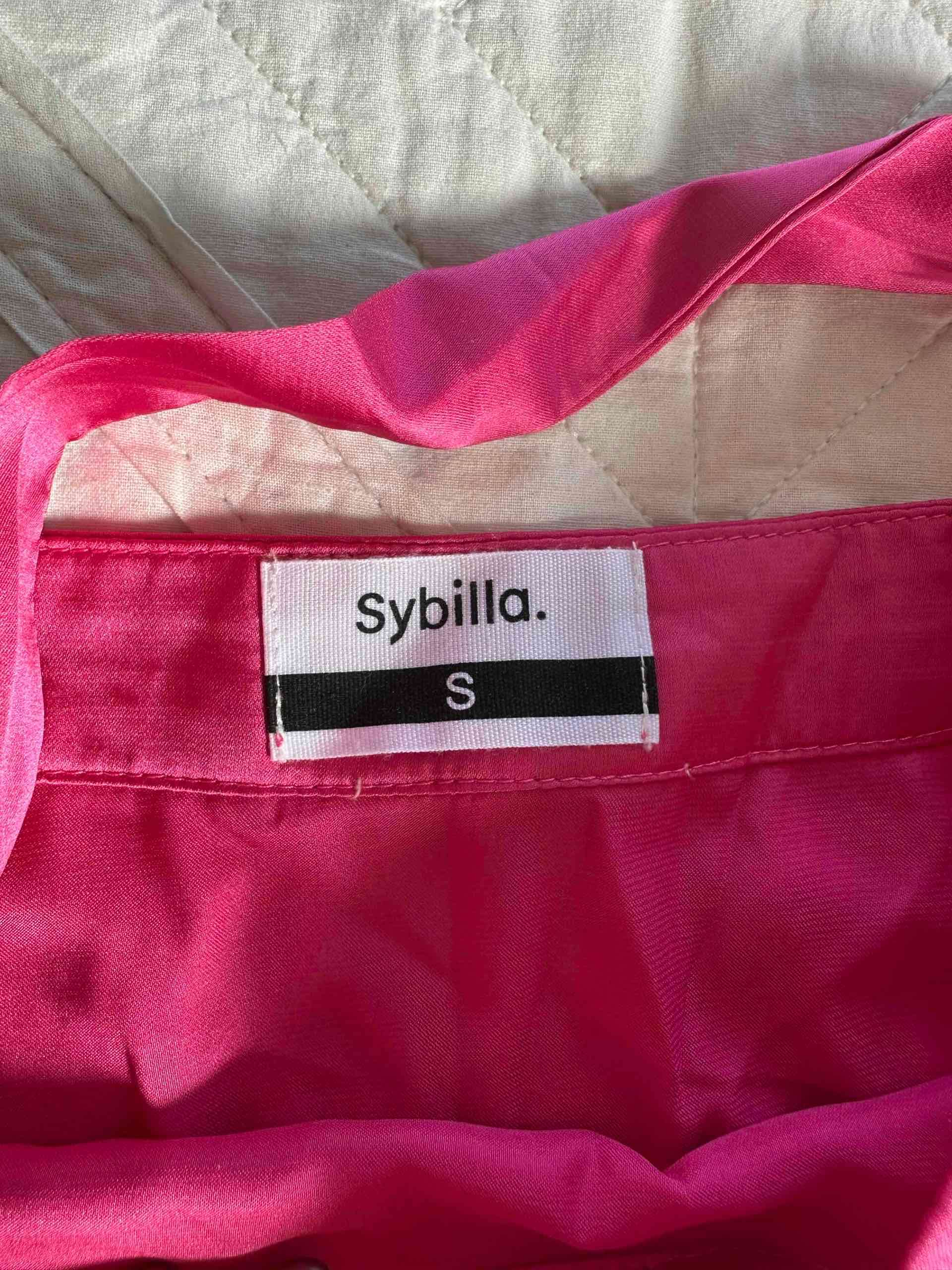 Falda corta fucsia - miniatura 3