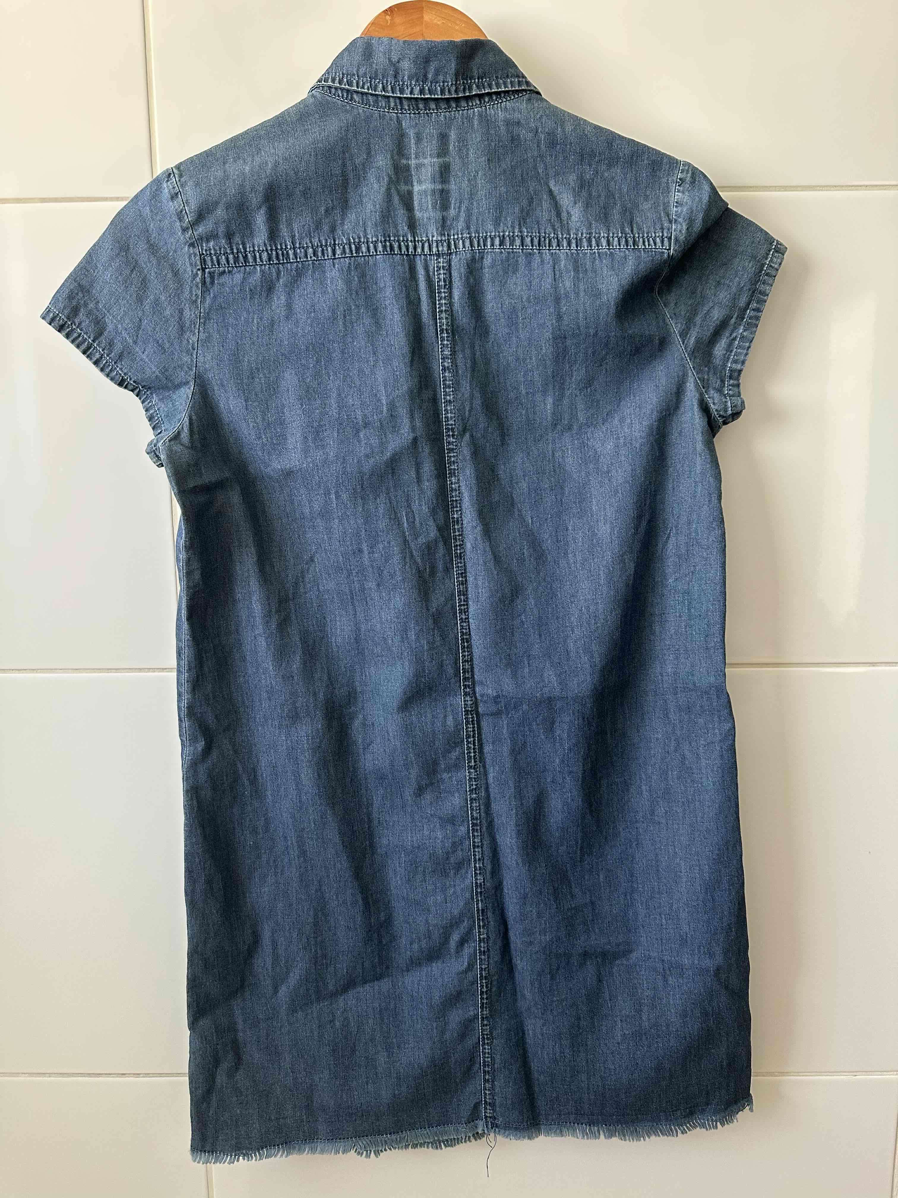 Vestido denim azul - miniatura 3