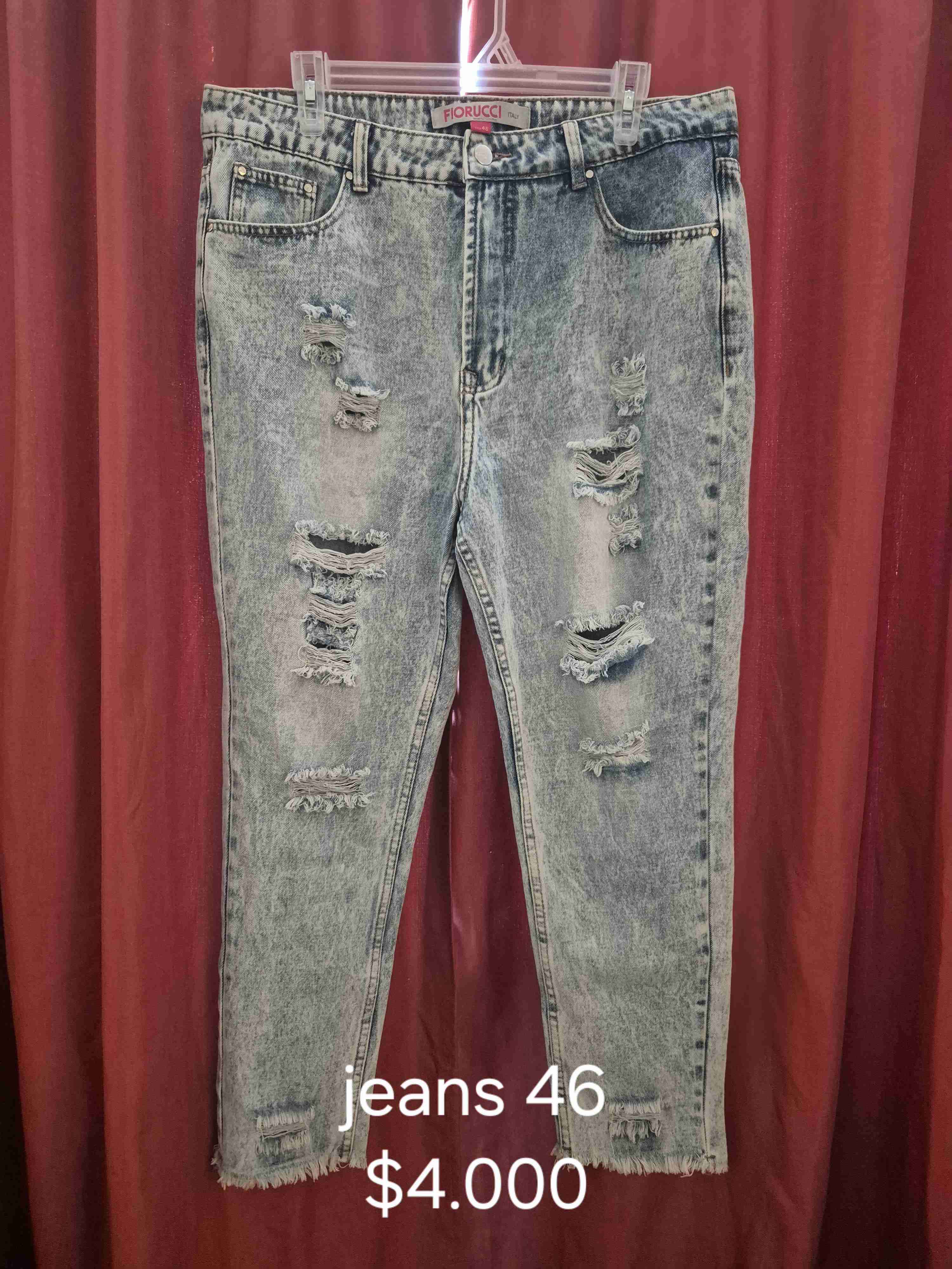 Jeans rasgados Fiorucci talla 46