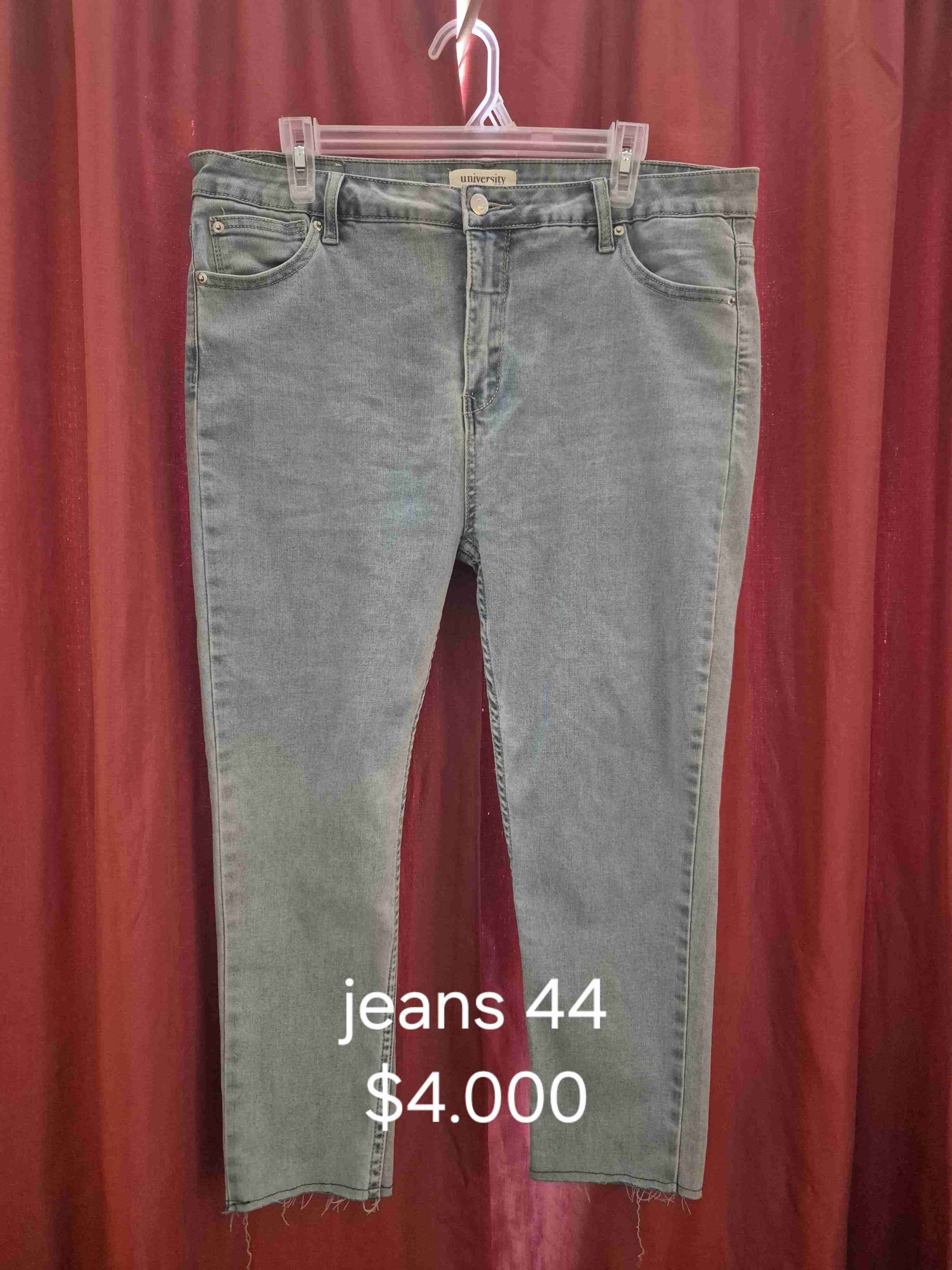 Jeans grises talla 44