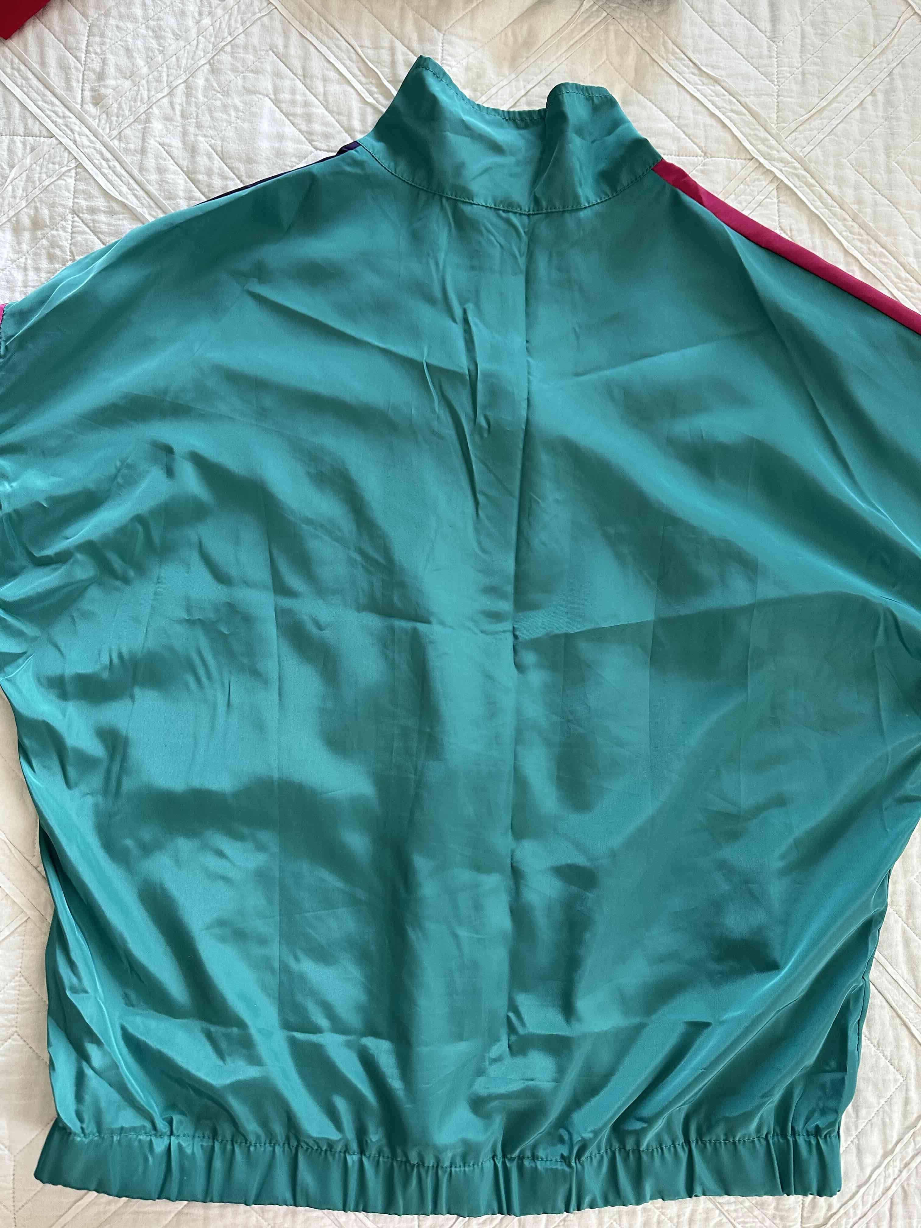 Chaqueta rompevientos retro multicolor - 3