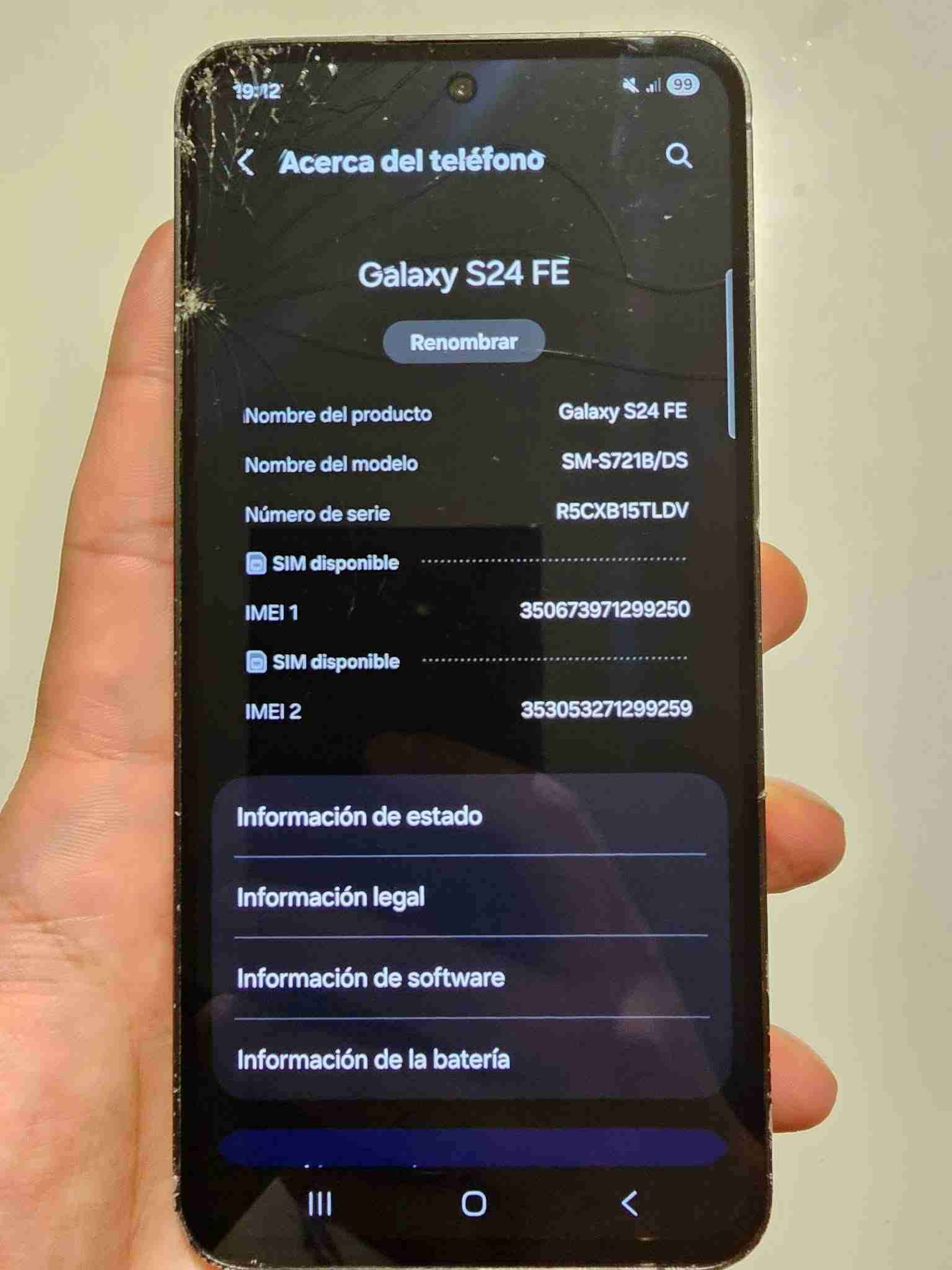 Teléfono Samsung s24 fe - miniatura 3