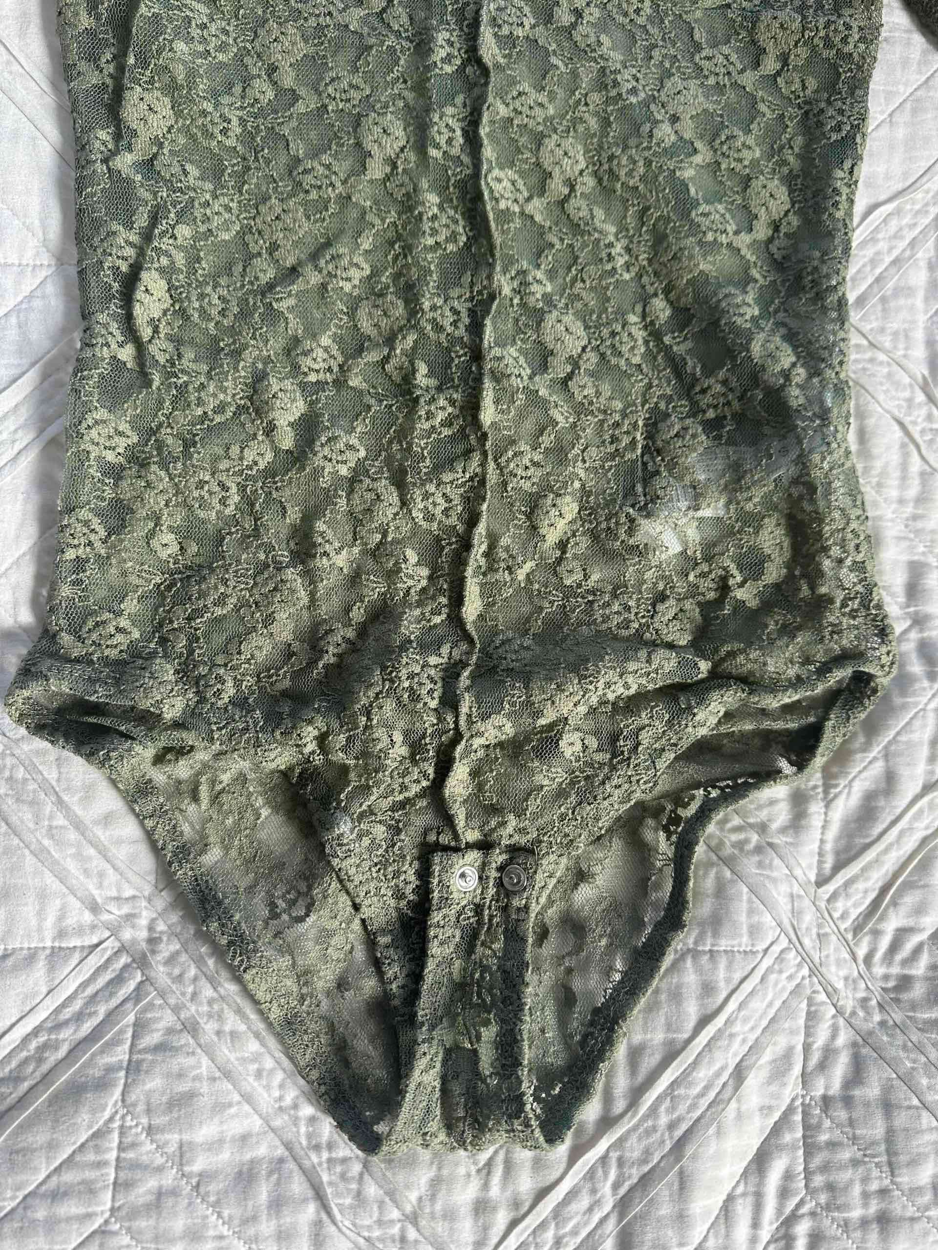 Body verde encaje - miniatura 3