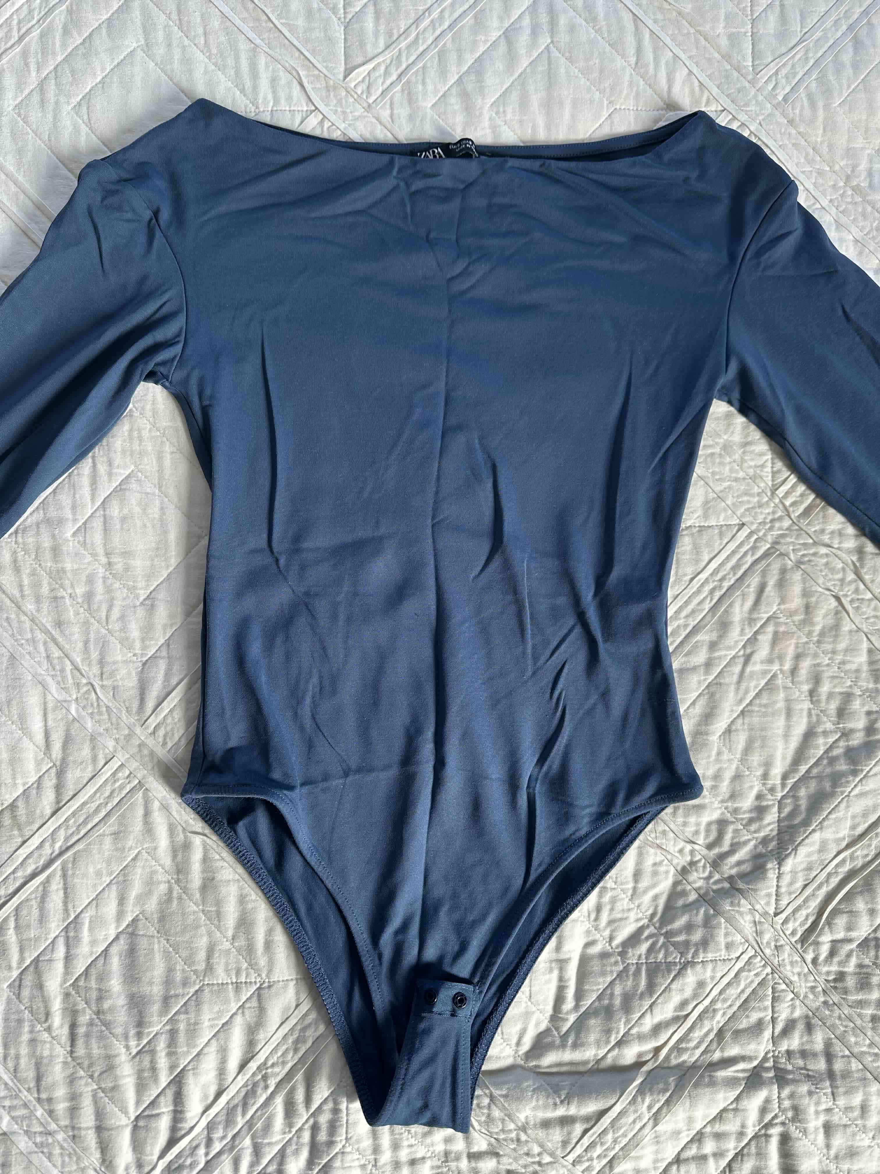 Body azul manga larga - 1