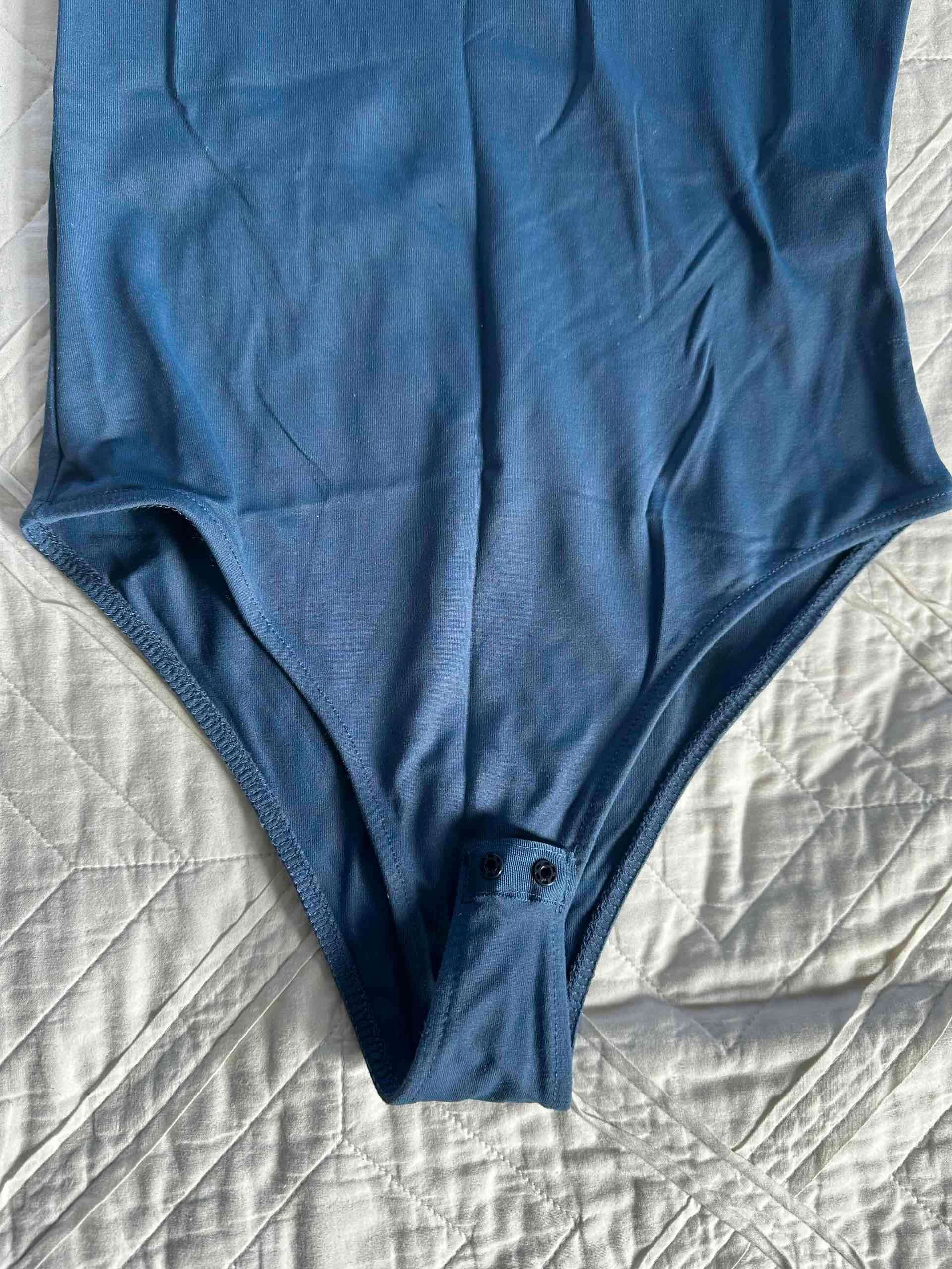 Body azul manga larga - 3