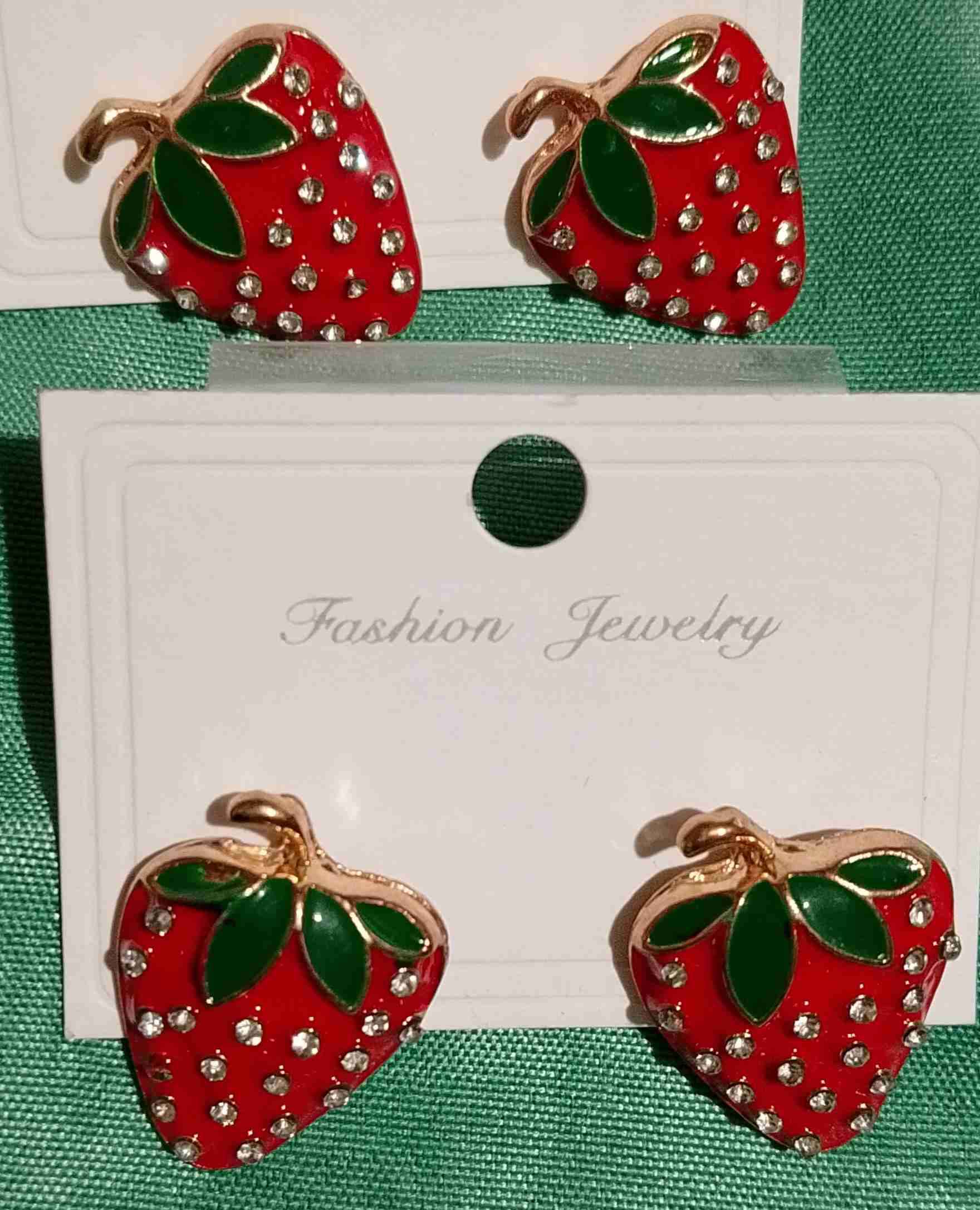 Set de aros coloridos Fantasía fina y acero - miniatura 4