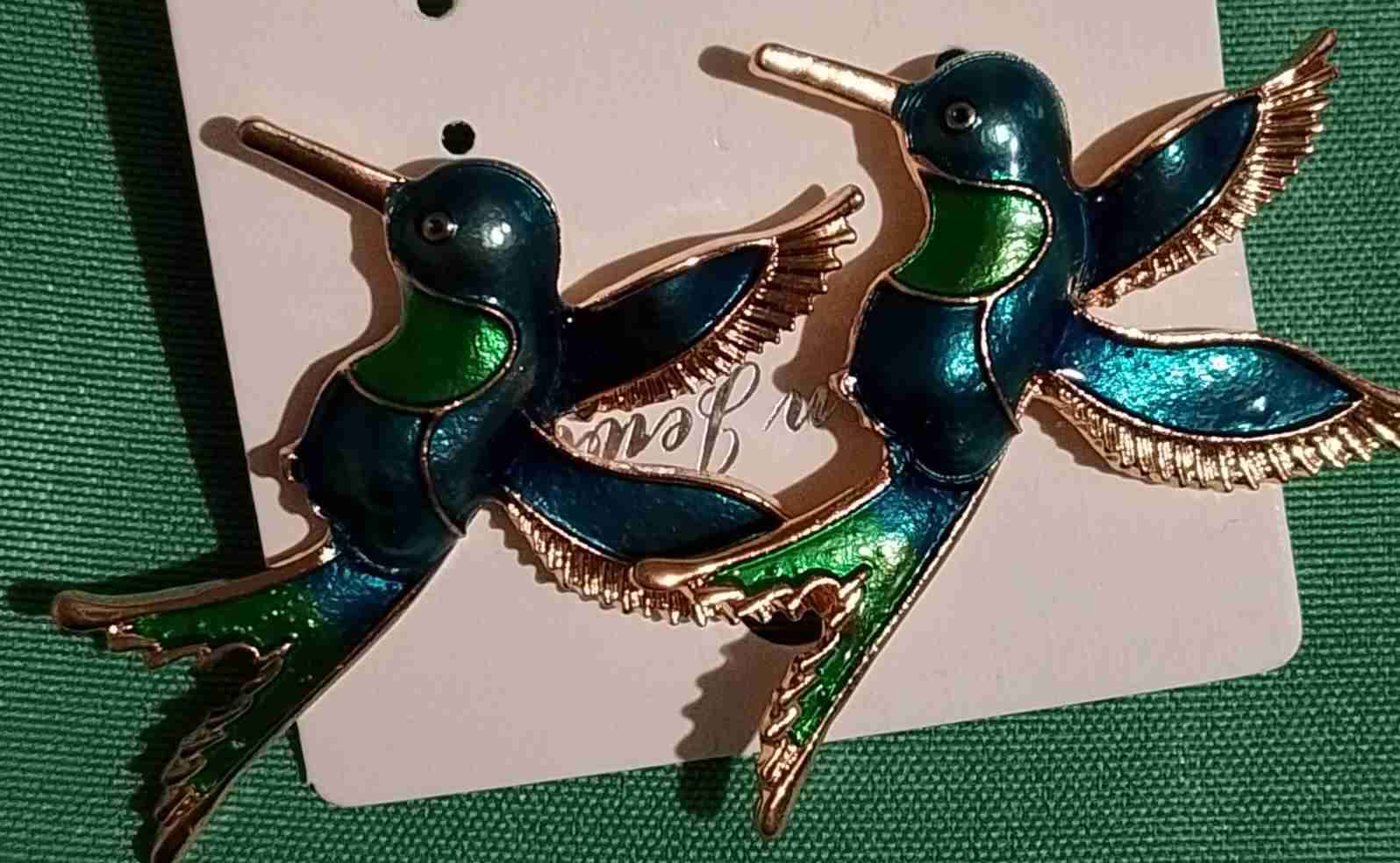 Set de aros coloridos Fantasía fina y acero - miniatura 5