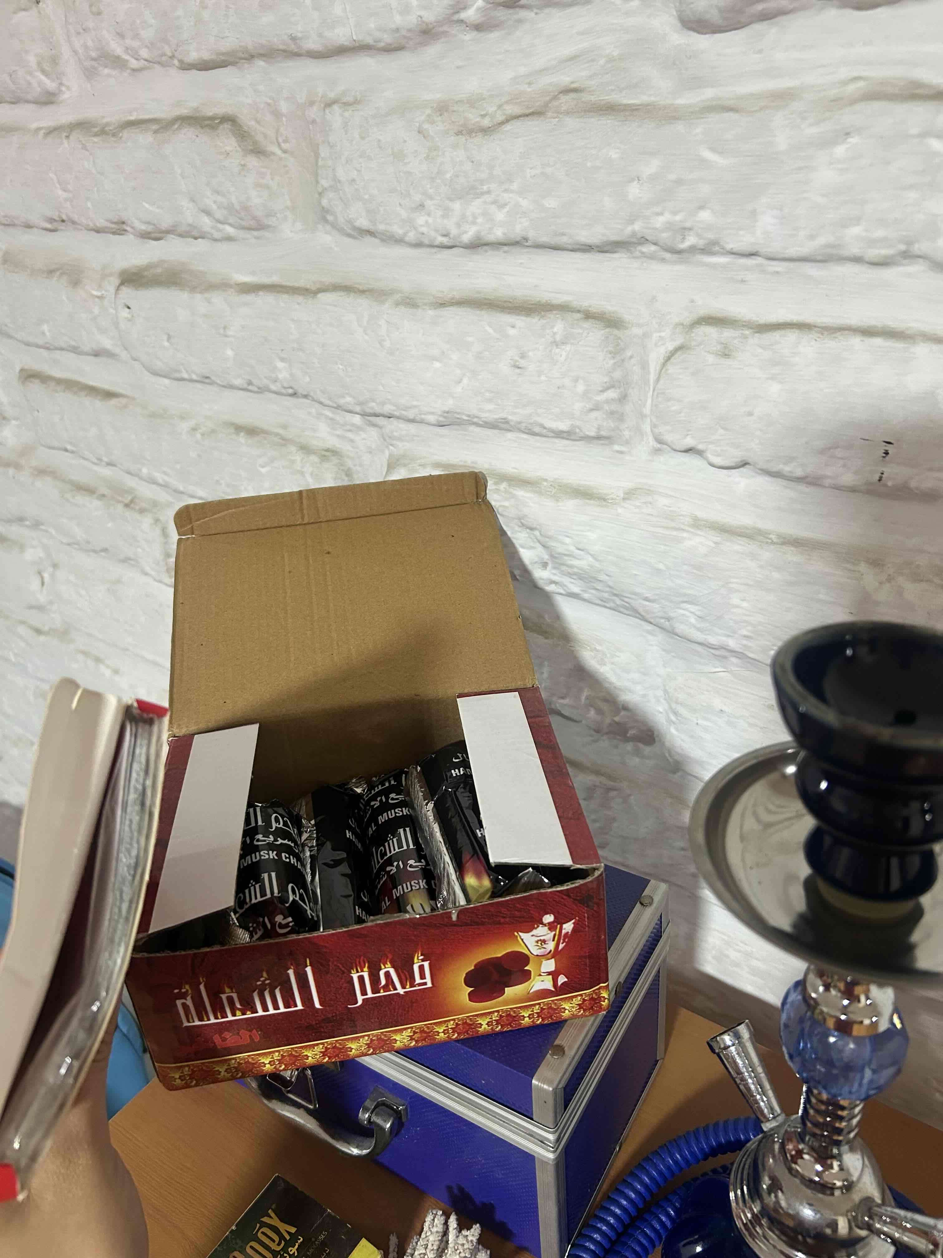 Pipa de agua azul compacta / Hooka / Narguile - miniatura 5